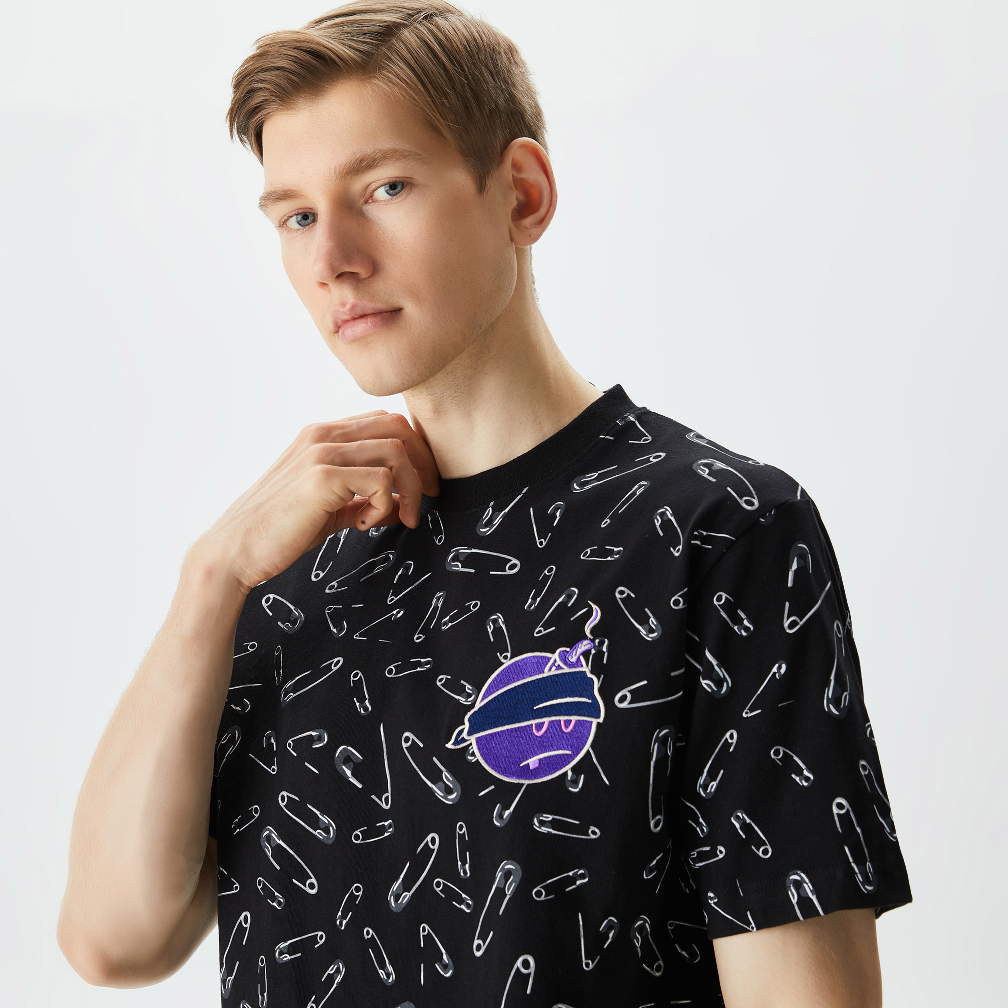 The Hundreds Pins Erkek Siyah T-Shirt