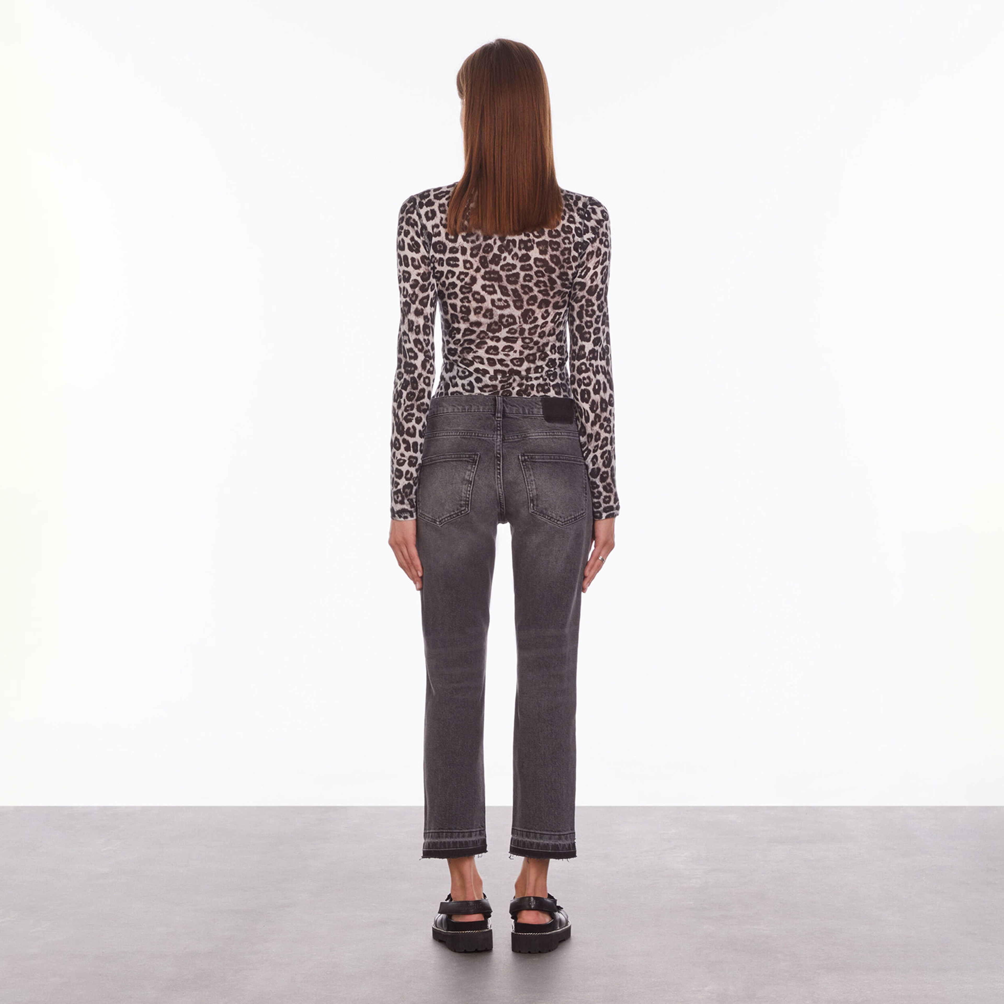 KADIN STRAIGHT FIT AÇIK GRİ PANTOLON