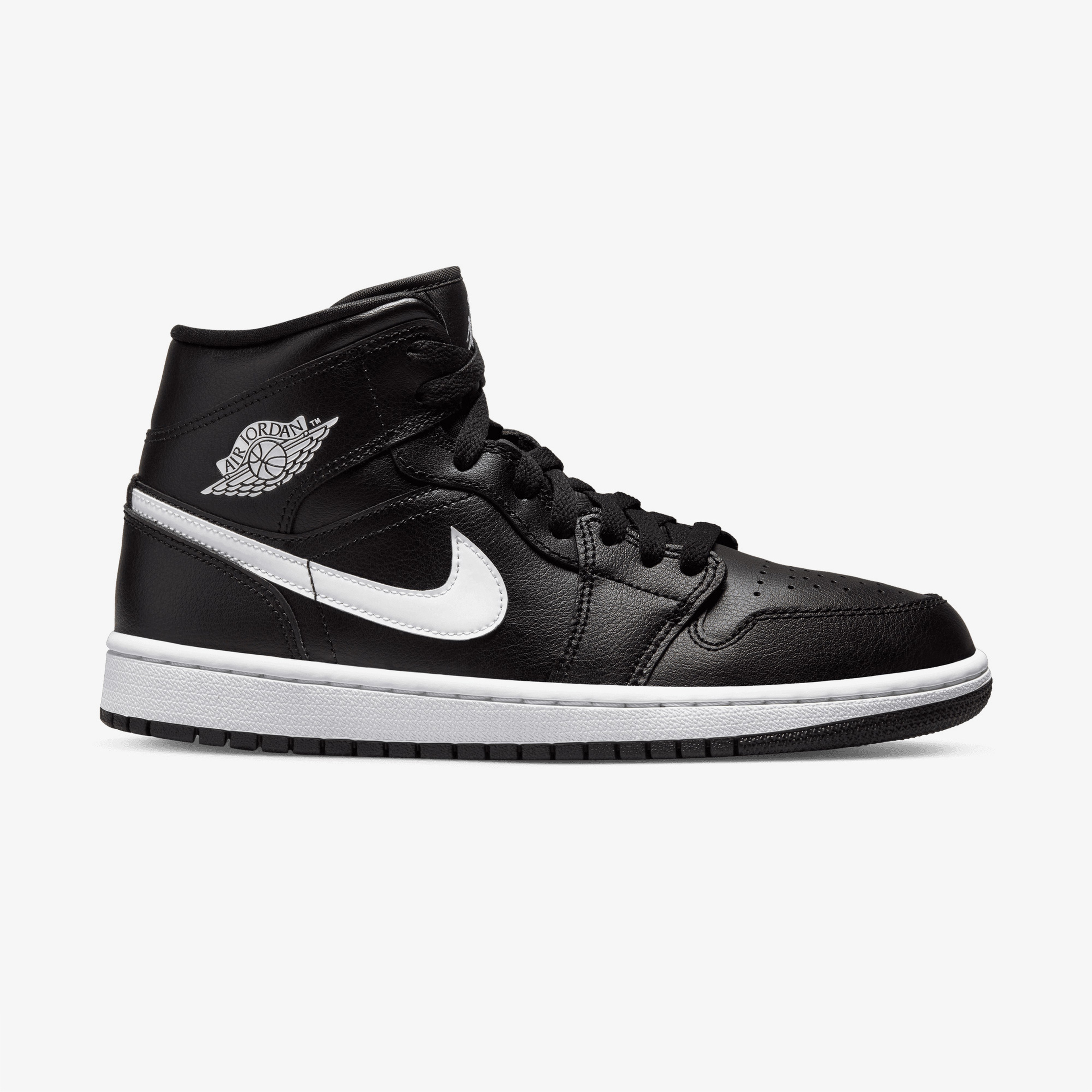 Nike Air Jordan 1 Mid Kadın Siyah Sneaker