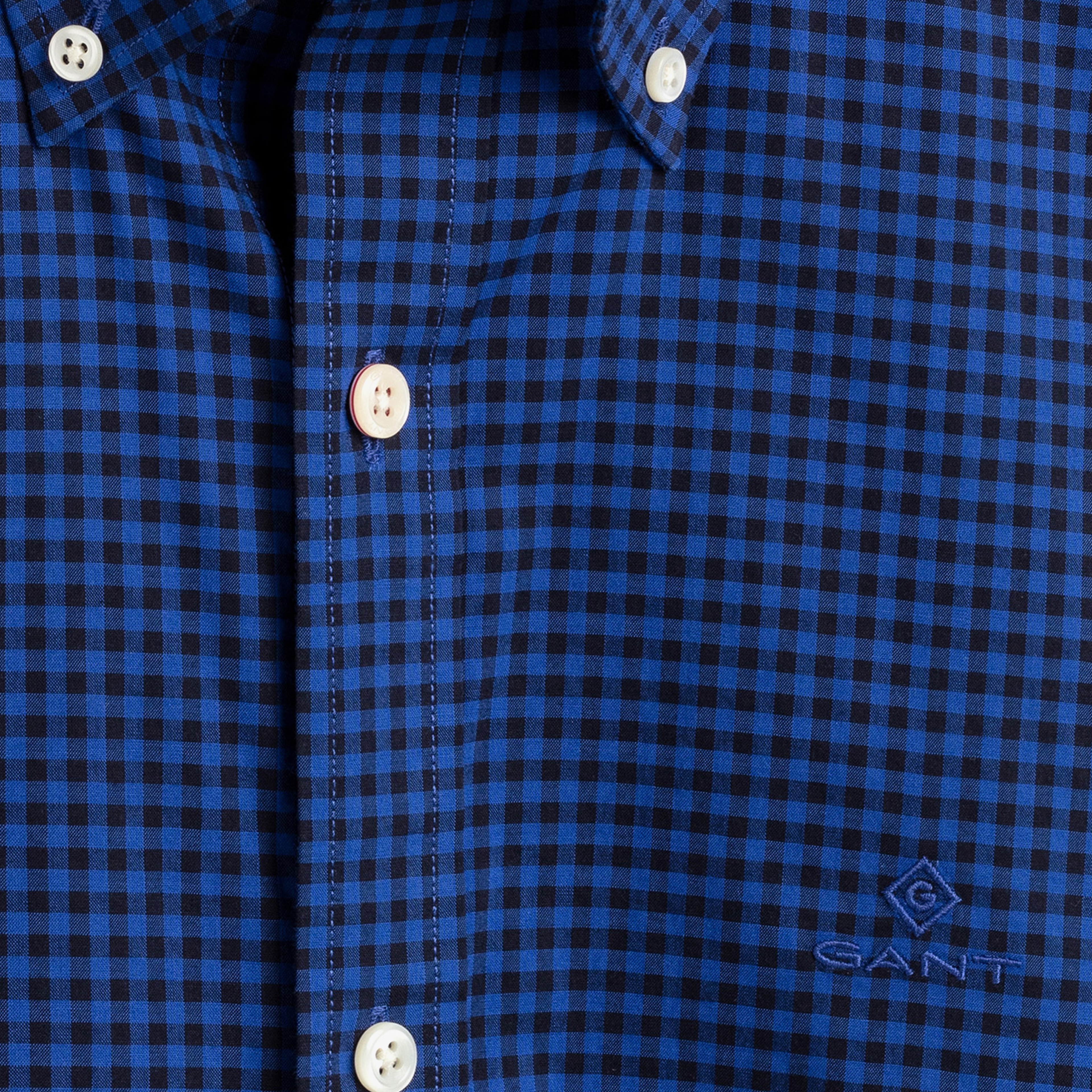 GANT Erkek Lacivert Regular Fit Gömlek