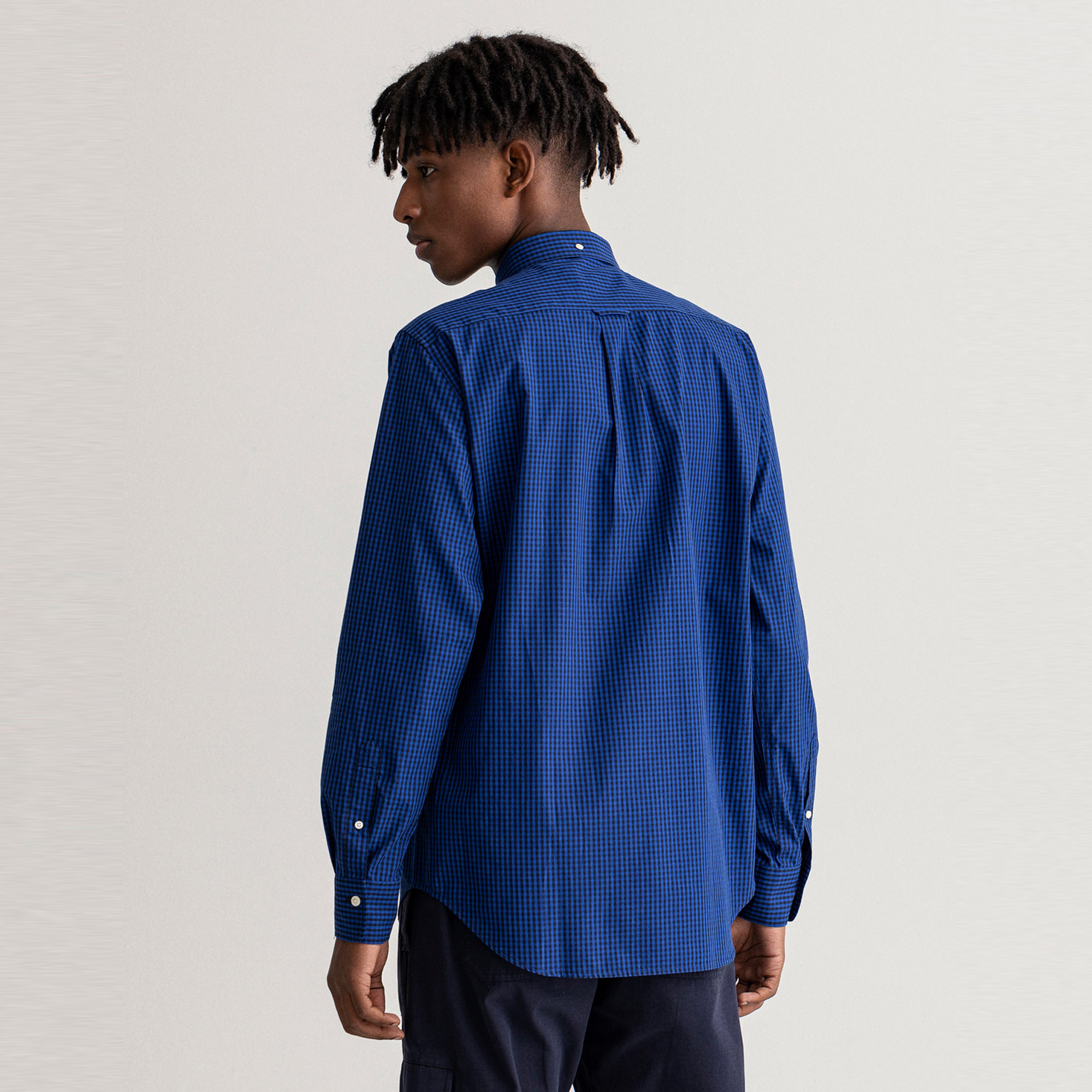 GANT Erkek Lacivert Regular Fit Gömlek