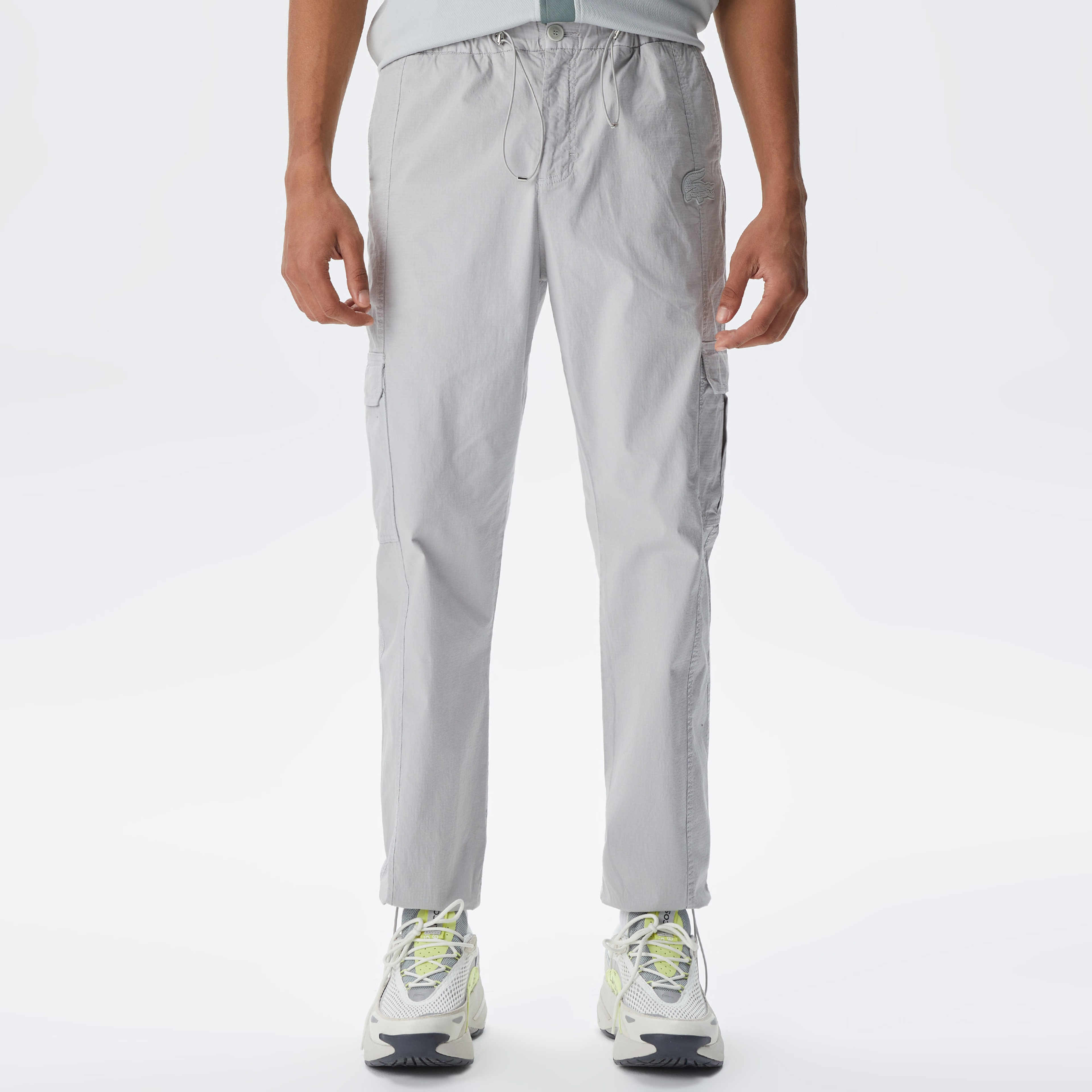 Lacoste House of SuperStep X Lacoste Erkek Gri Pantolon