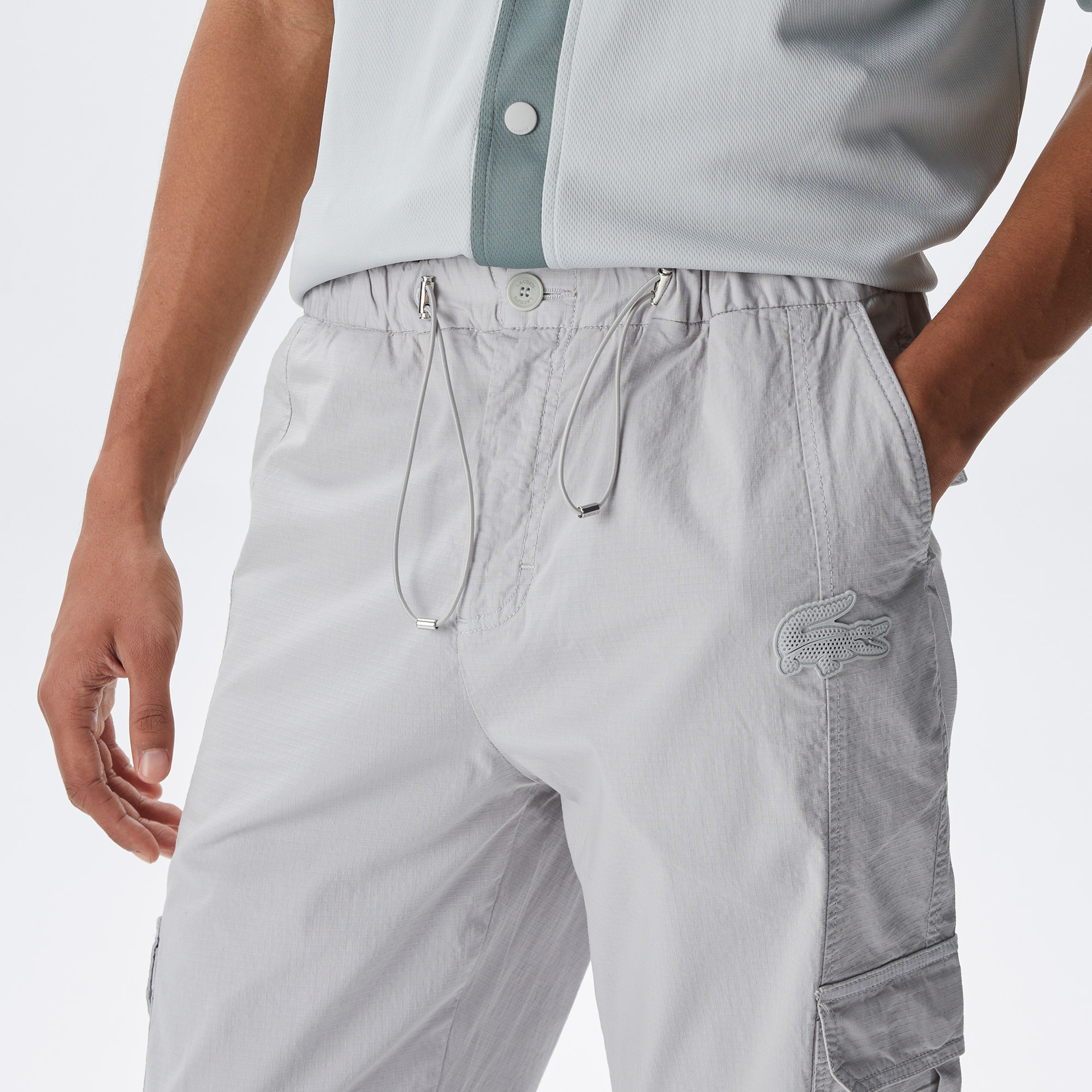 Lacoste House of SuperStep X Lacoste Erkek Gri Pantolon