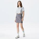 Lacoste House of SuperStep X Lacoste Kadın Gri Etek