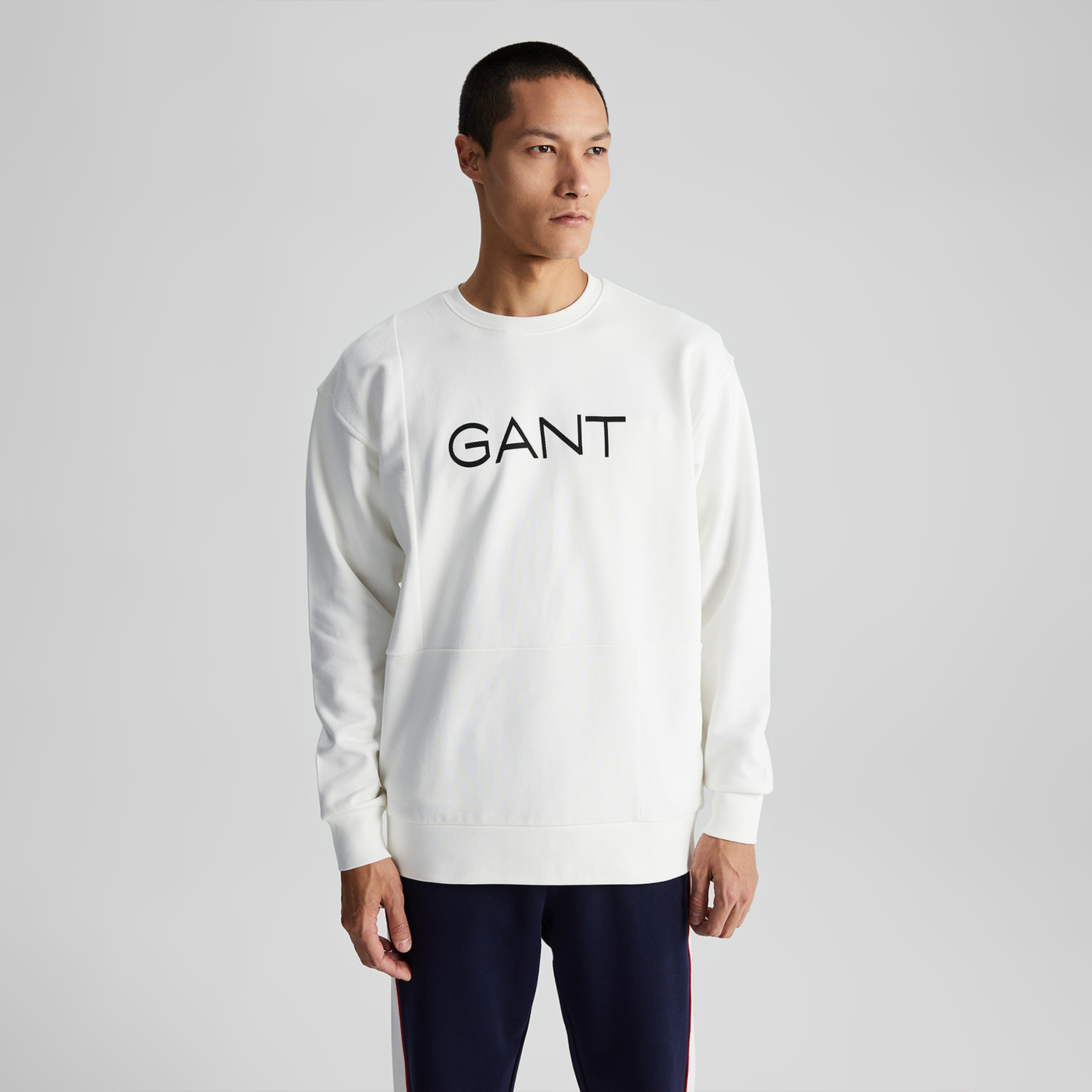 Gant Erkek Beyaz Sweatshirt