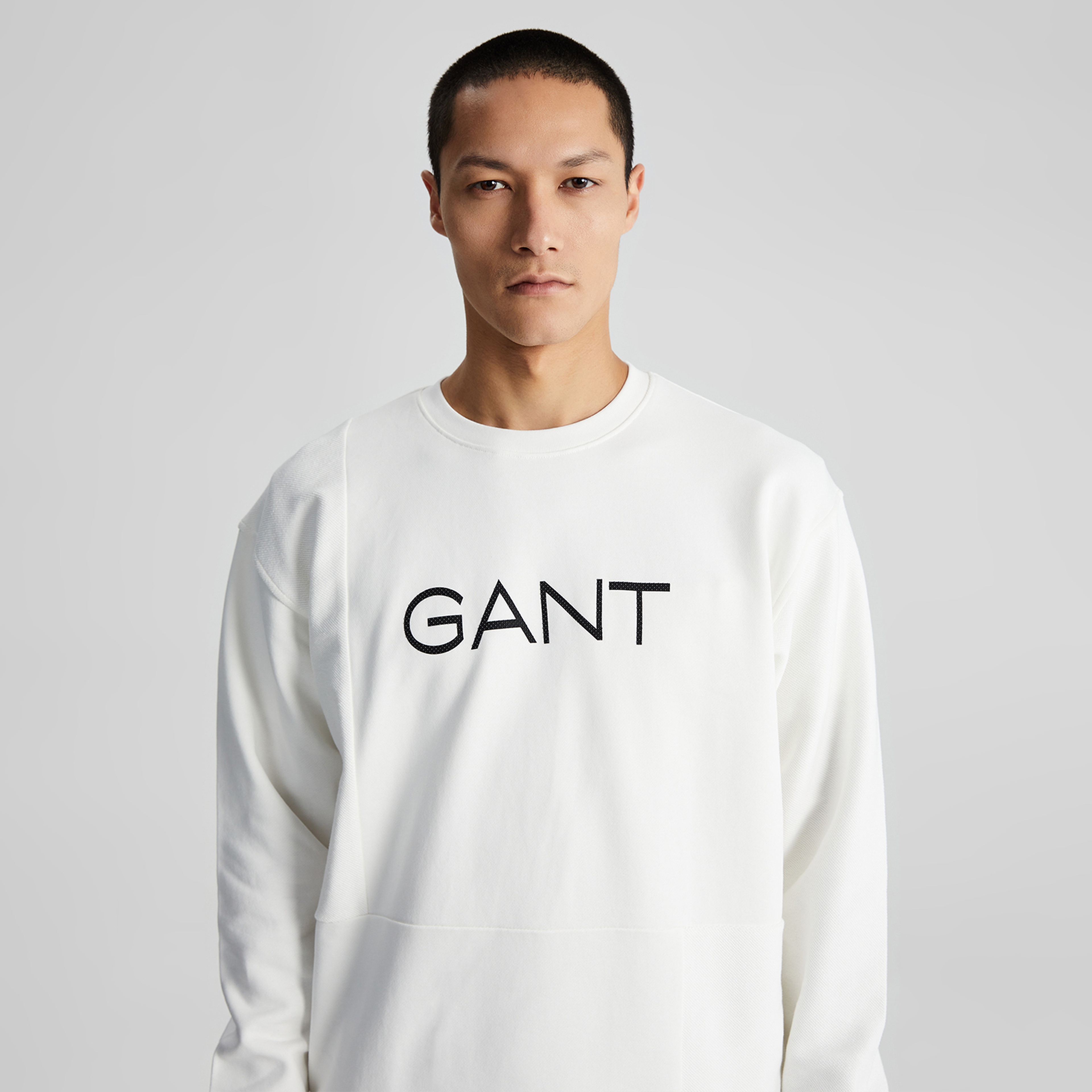 Gant Erkek Beyaz Sweatshirt