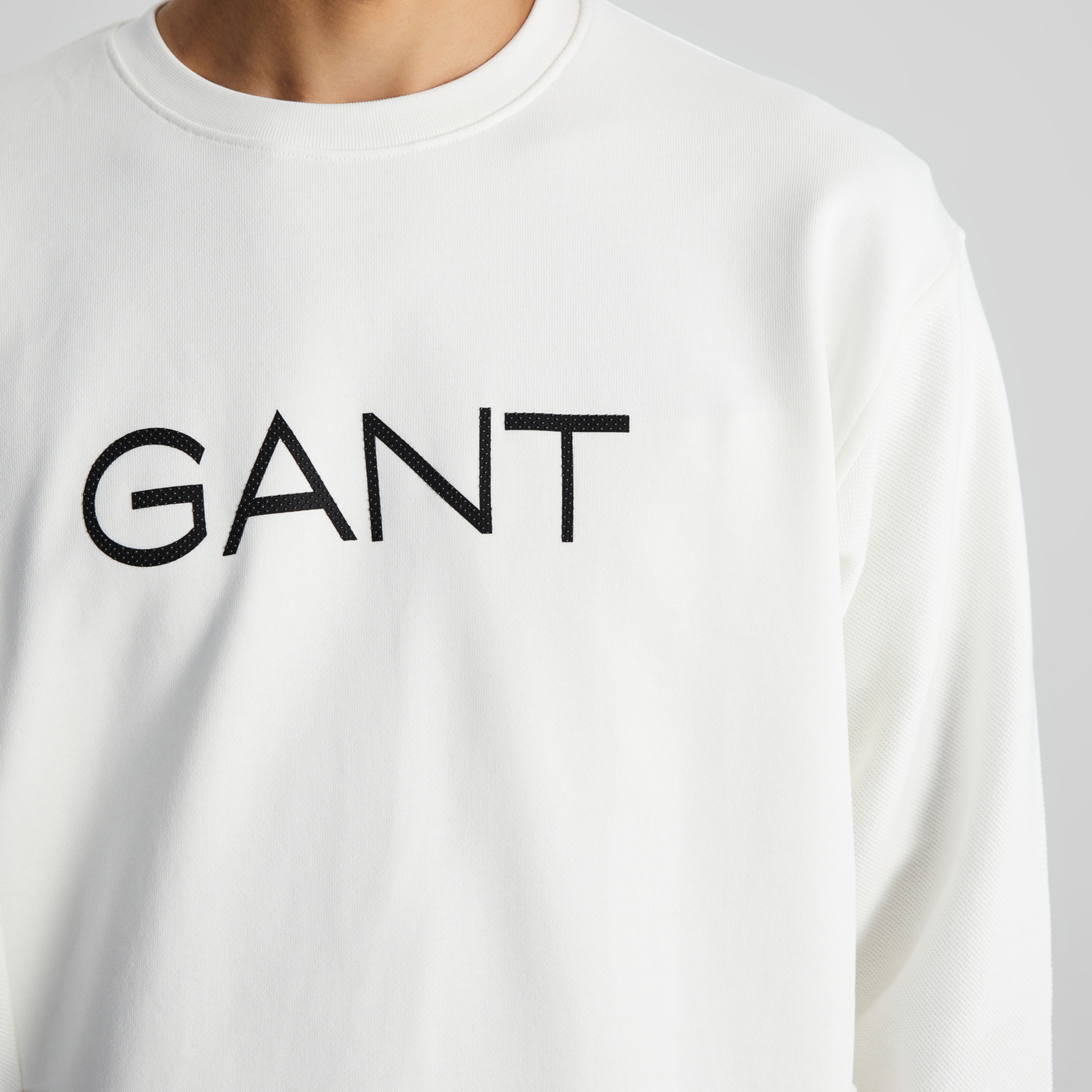 Gant Erkek Beyaz Sweatshirt