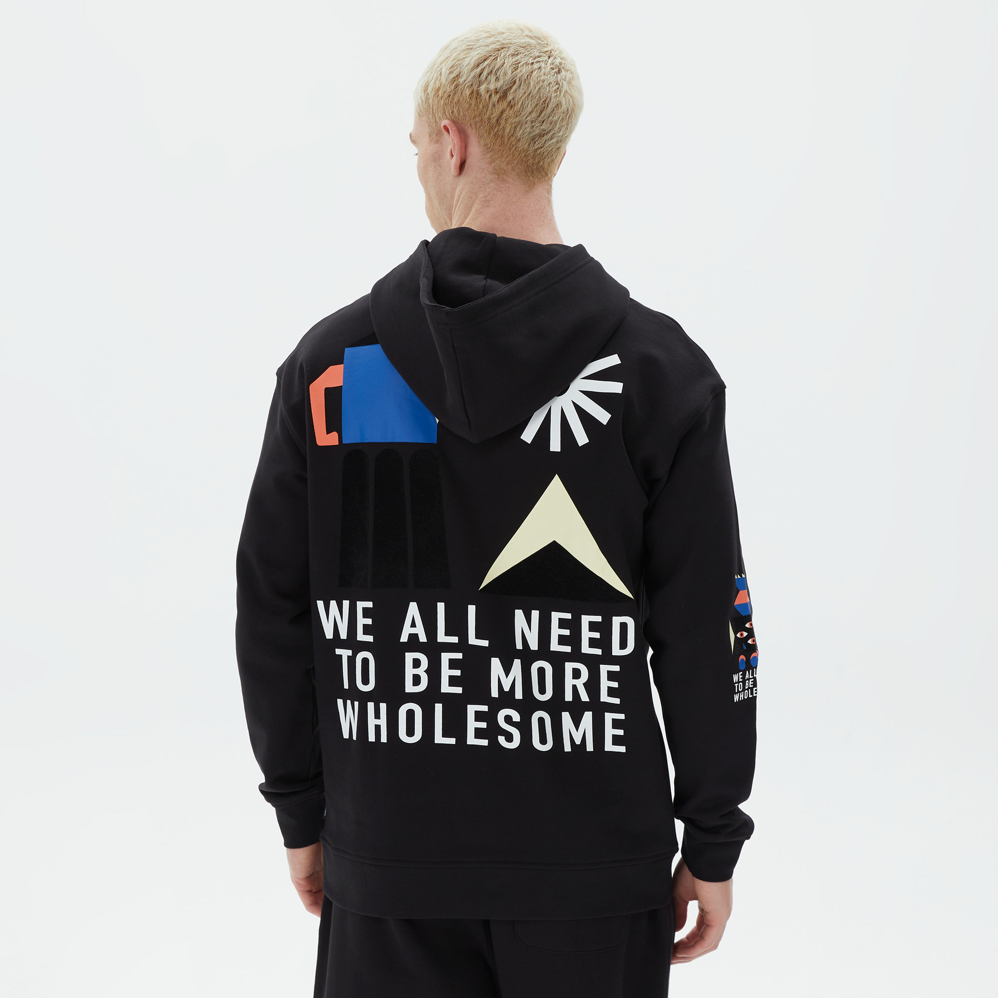 ONLY&SONS Onslenny Relaxed Fit Wonder Erkek Siyah Sweatshirt