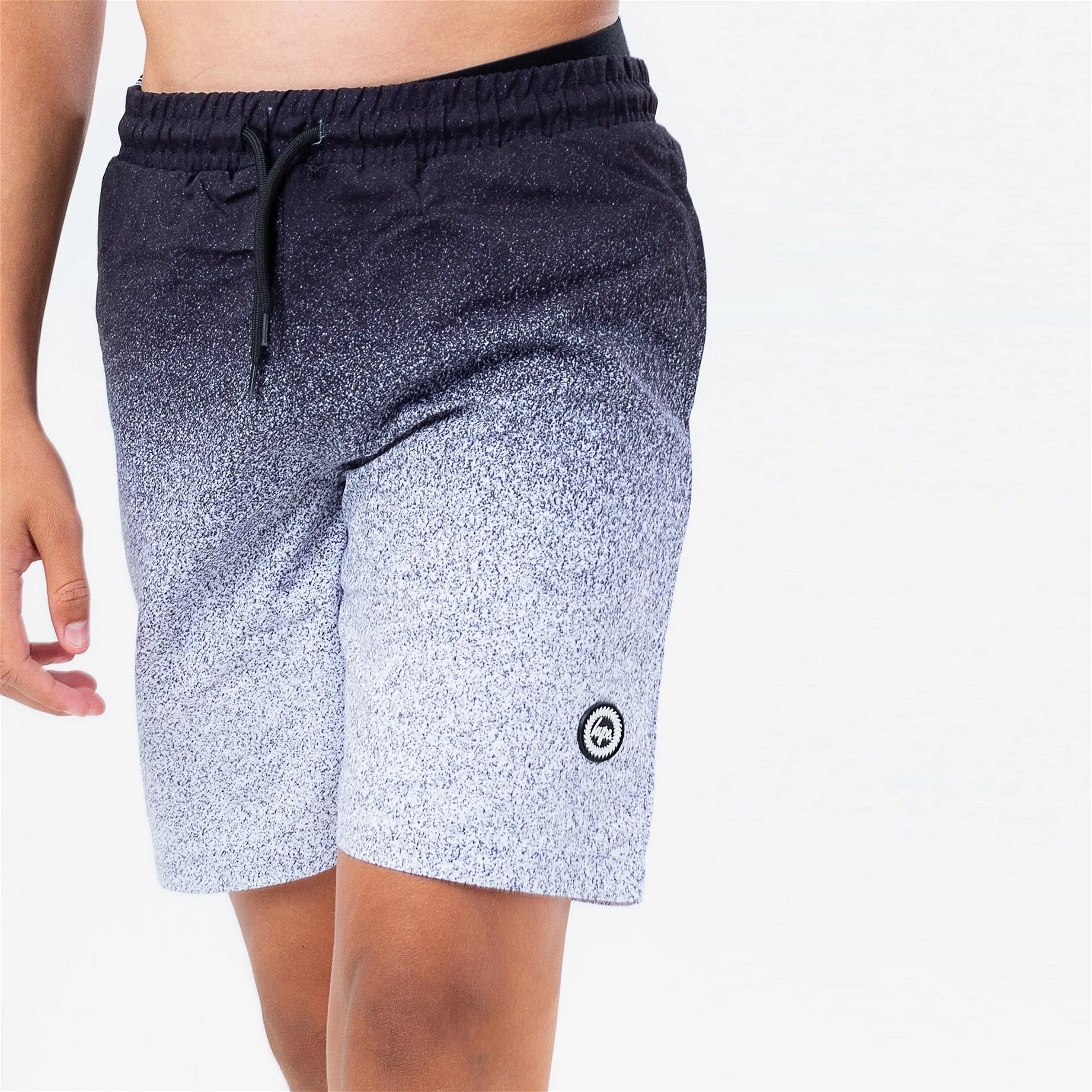 HYPE Speckle Fade Crest Çocuk Siyah Mayo Şort