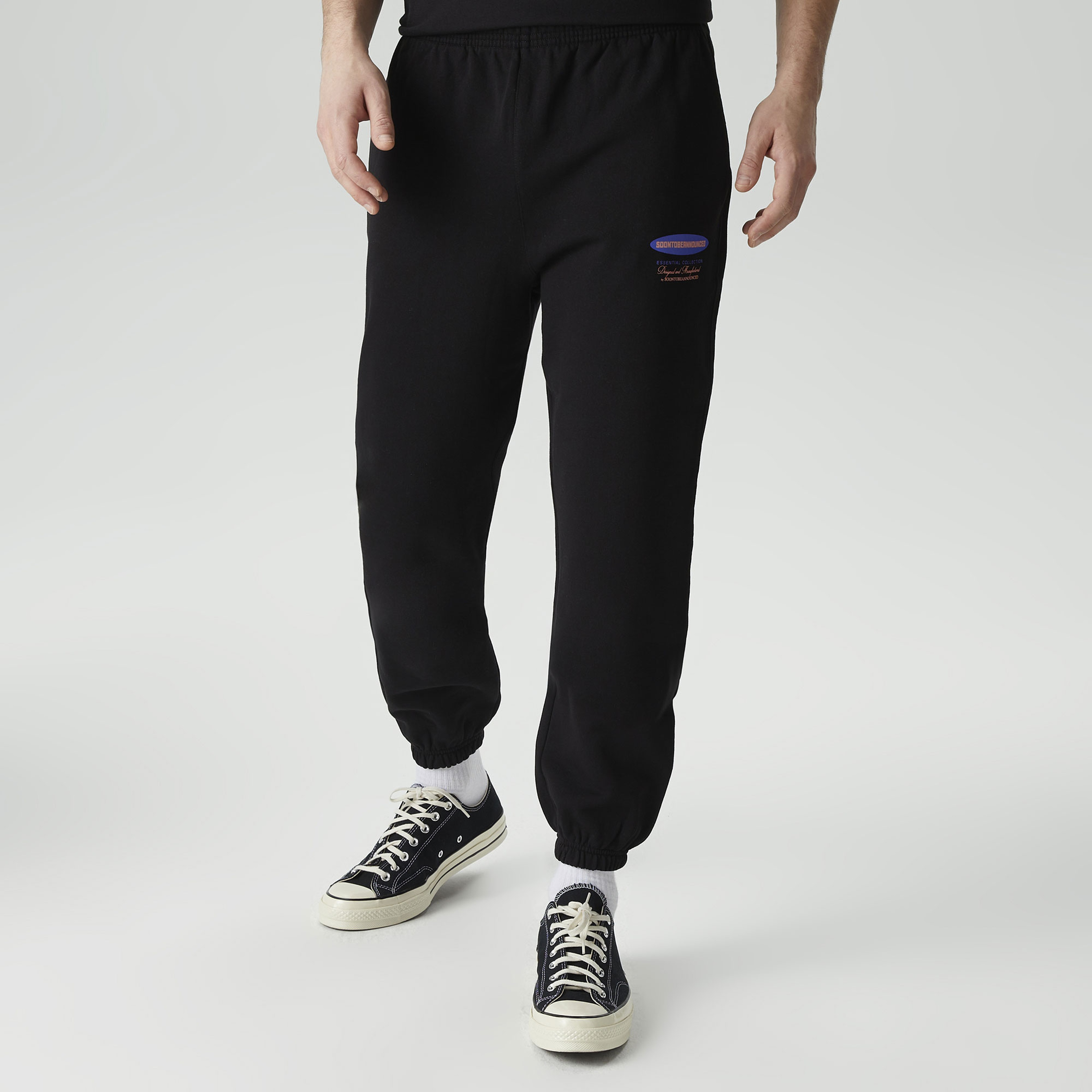 Soon To Be Announced Essentials Erkek Siyah Eşofman Altı