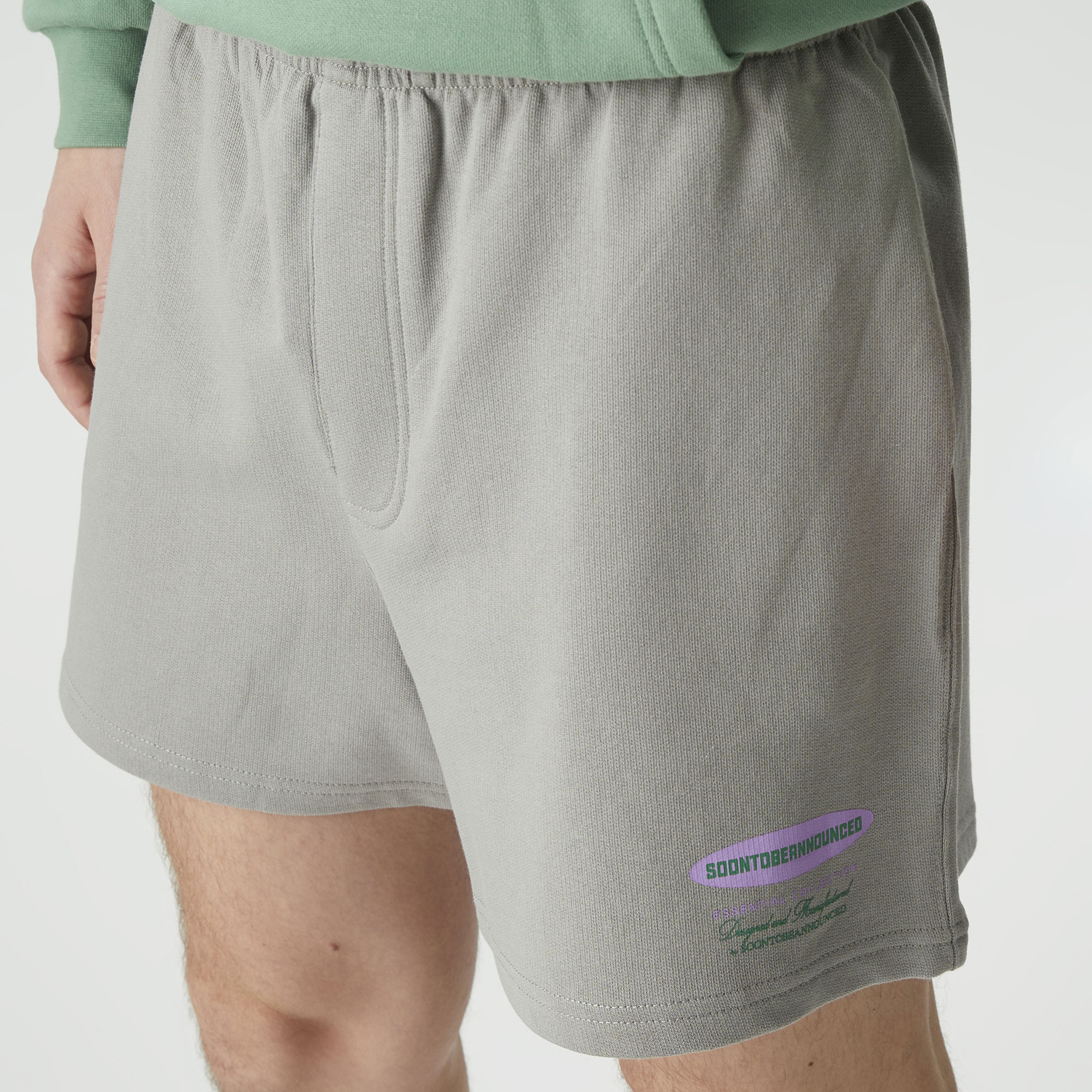 Soon To Be Announced Essentials Erkek Gri Şort