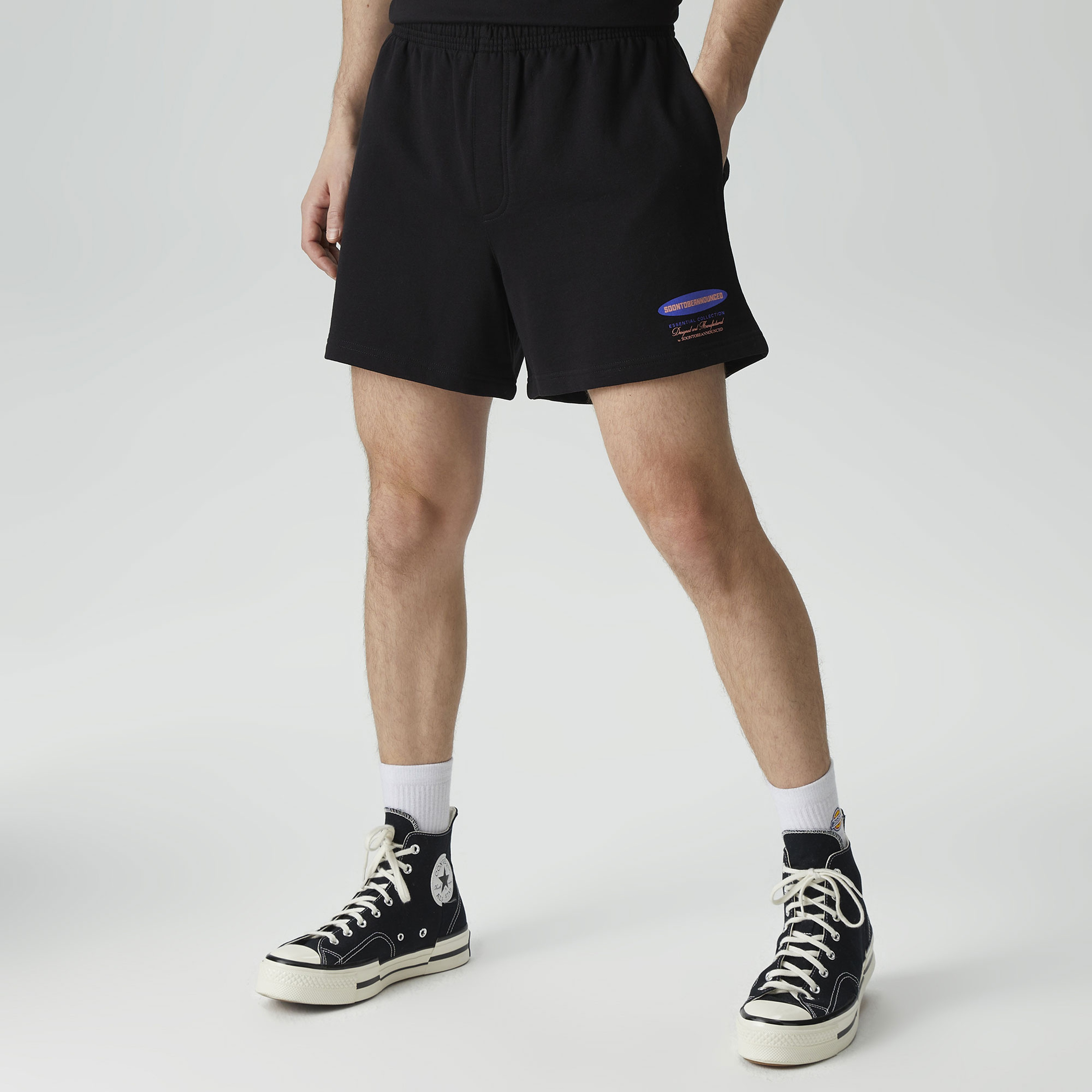 Soon To Be Announced Essentials Erkek Siyah Şort