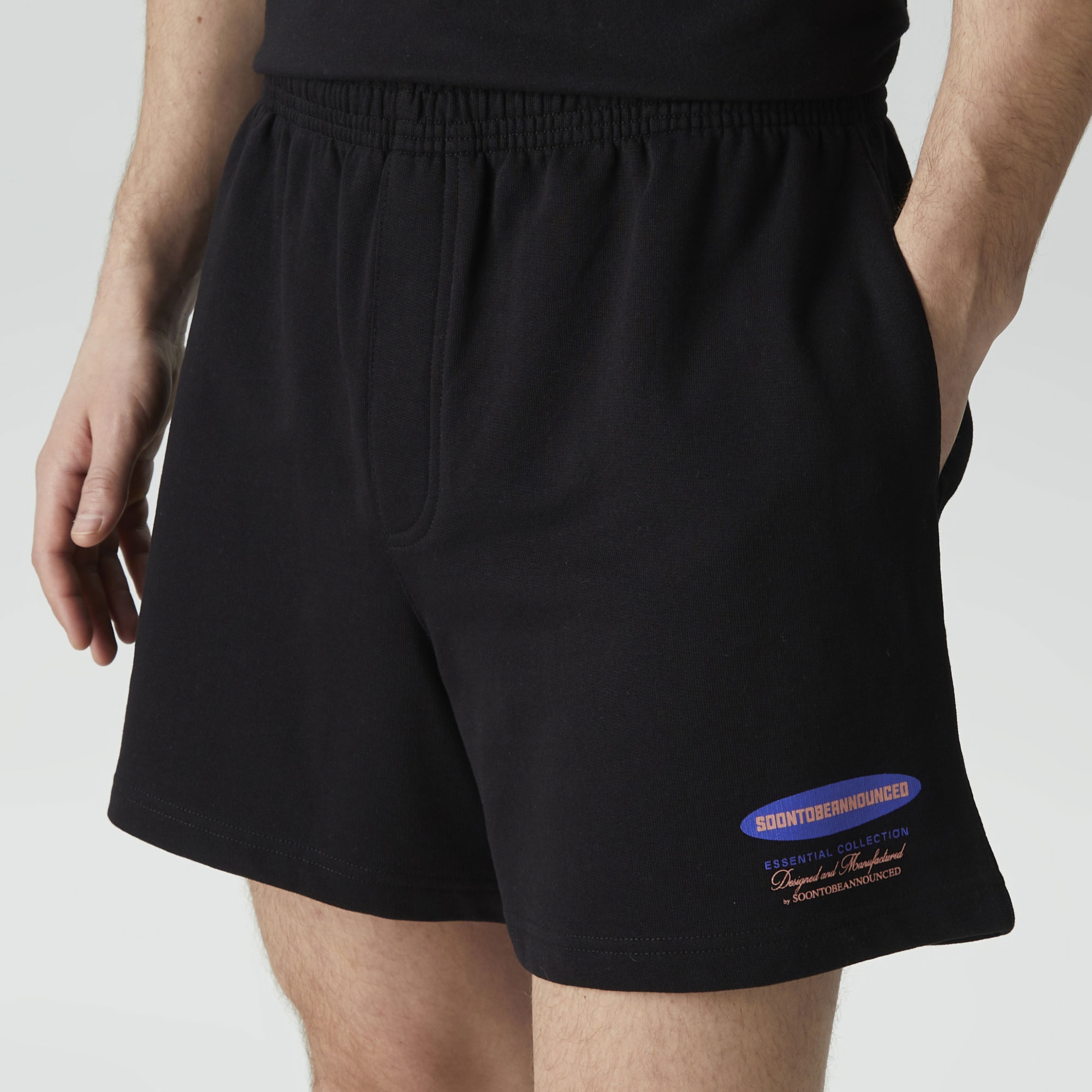 Soon To Be Announced Essentials Erkek Siyah Şort