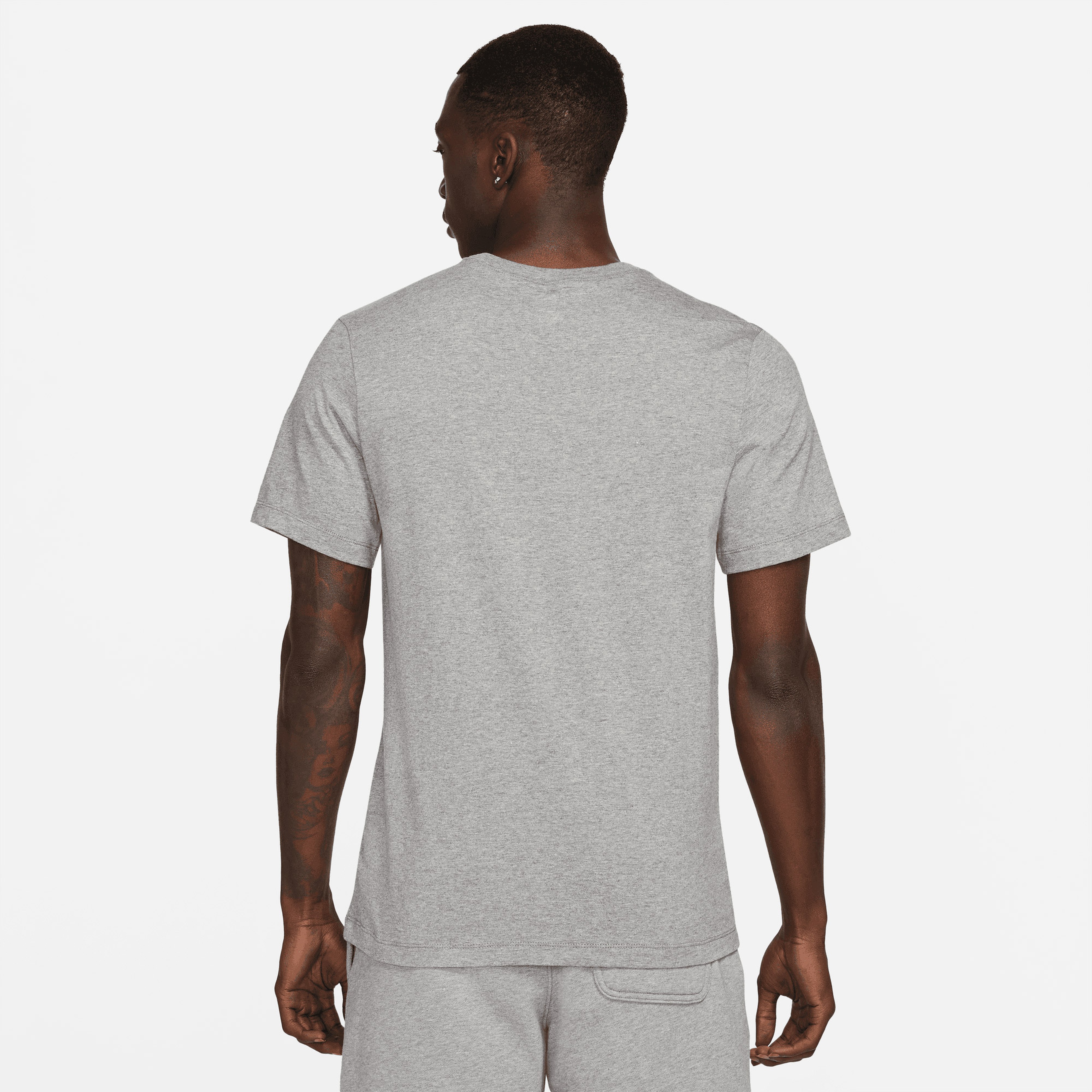 Jordan Jumpman Embroidered Crew Erkek Gri T-Shirt