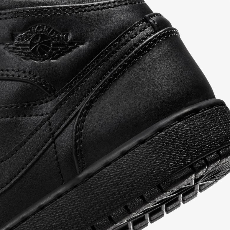 Jordan Air Jordan 1 Mid Kadın Siyah Spor Ayakkabı