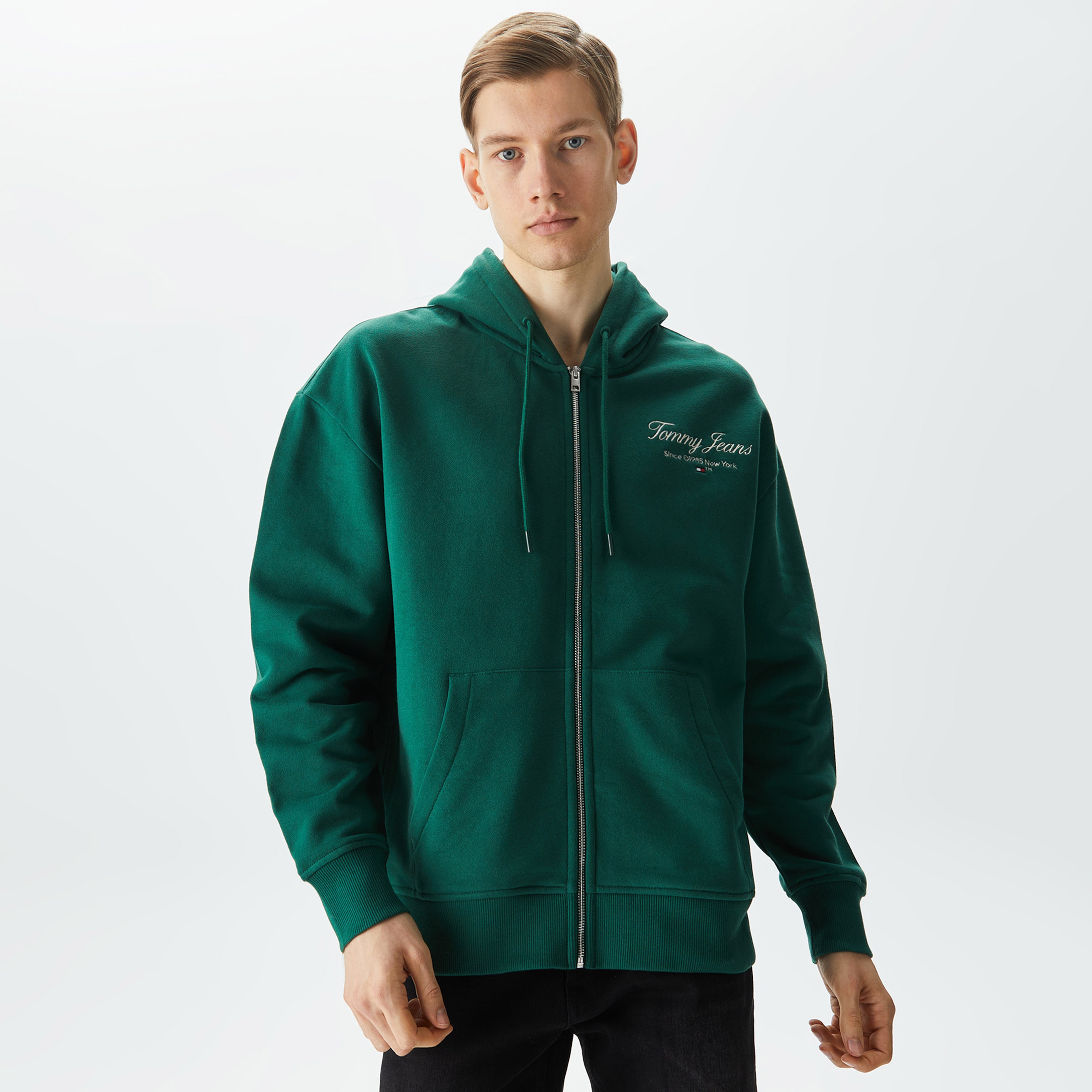 Tommy Hilfiger Erkek Yeşil Sweatshirt