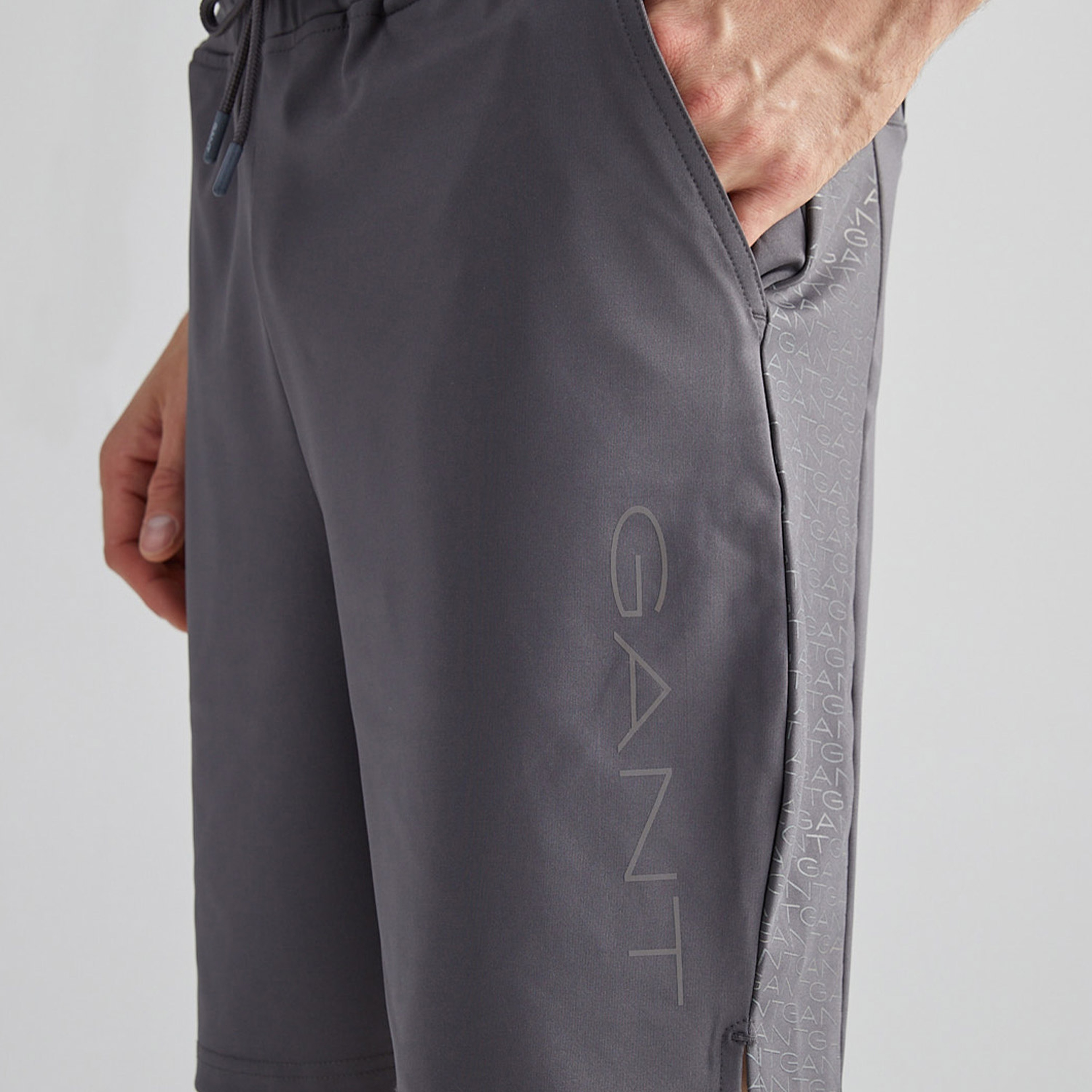 GANT Erkek Gri Regular Fit Şort
