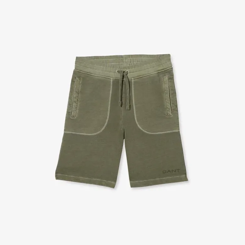 GANT Erkek Yeşil Logolu Şort