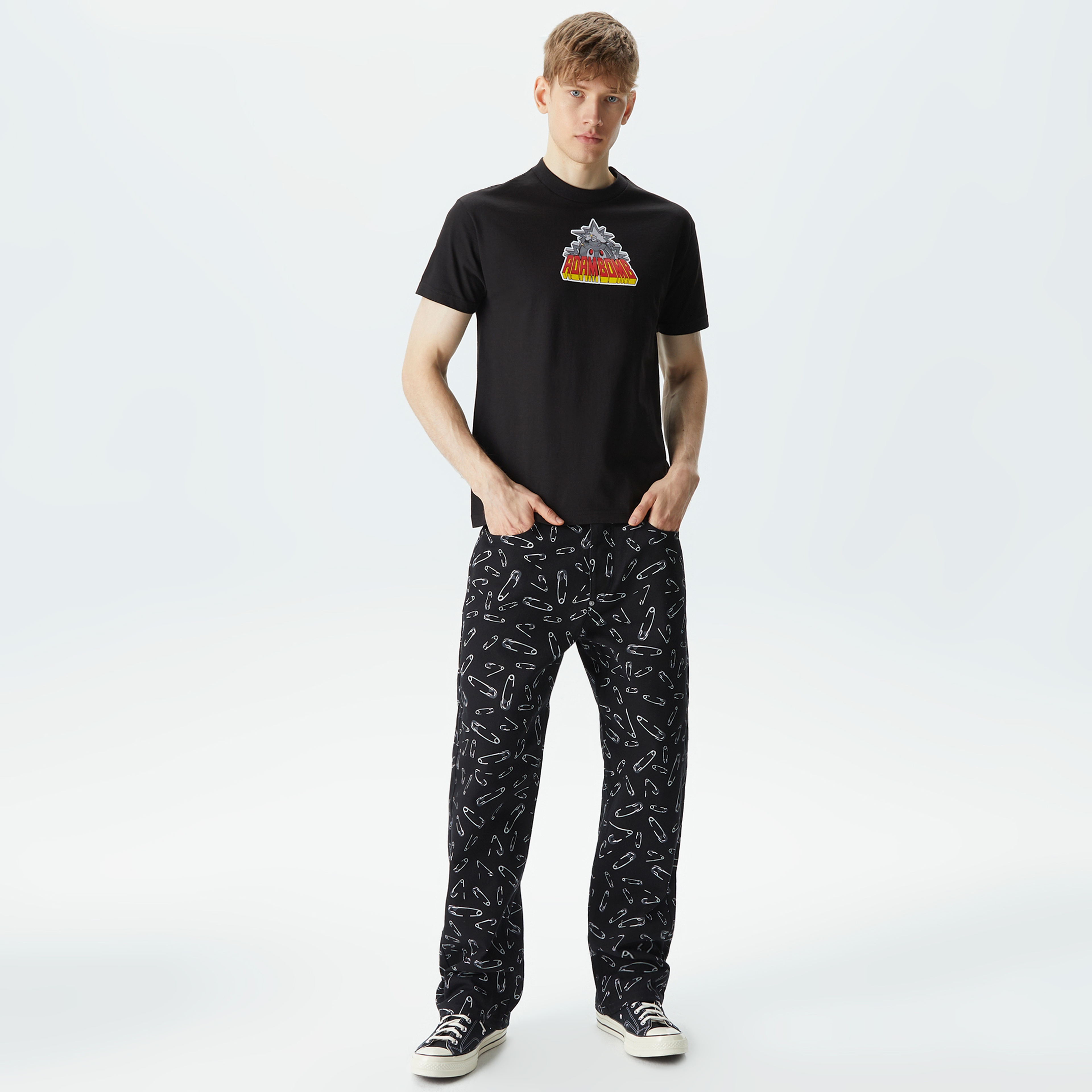 The Hundreds Mecha Bomb Erkek Siyah T-Shirt