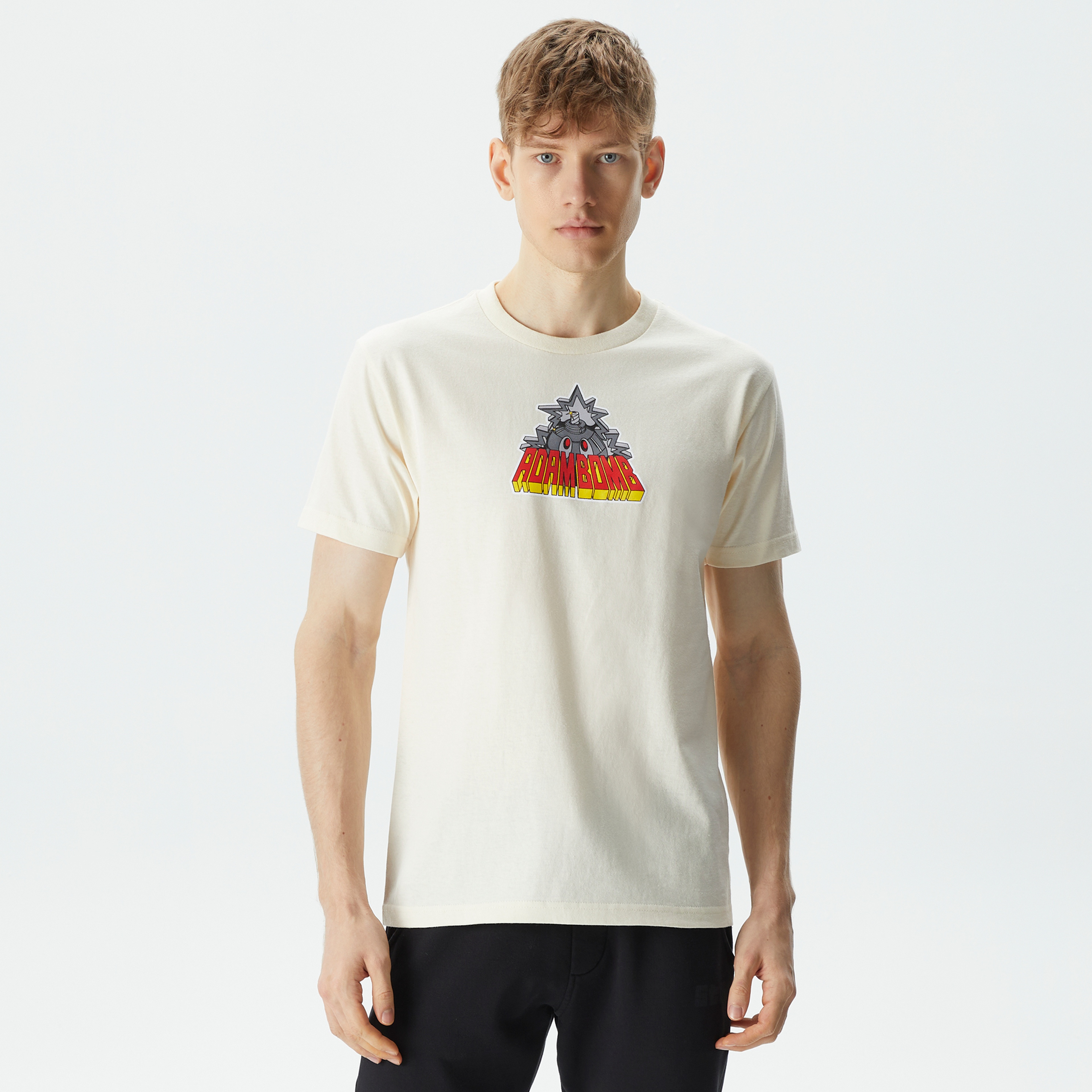 The Hundreds Mecha Bomb Erkek Krem T-Shirt