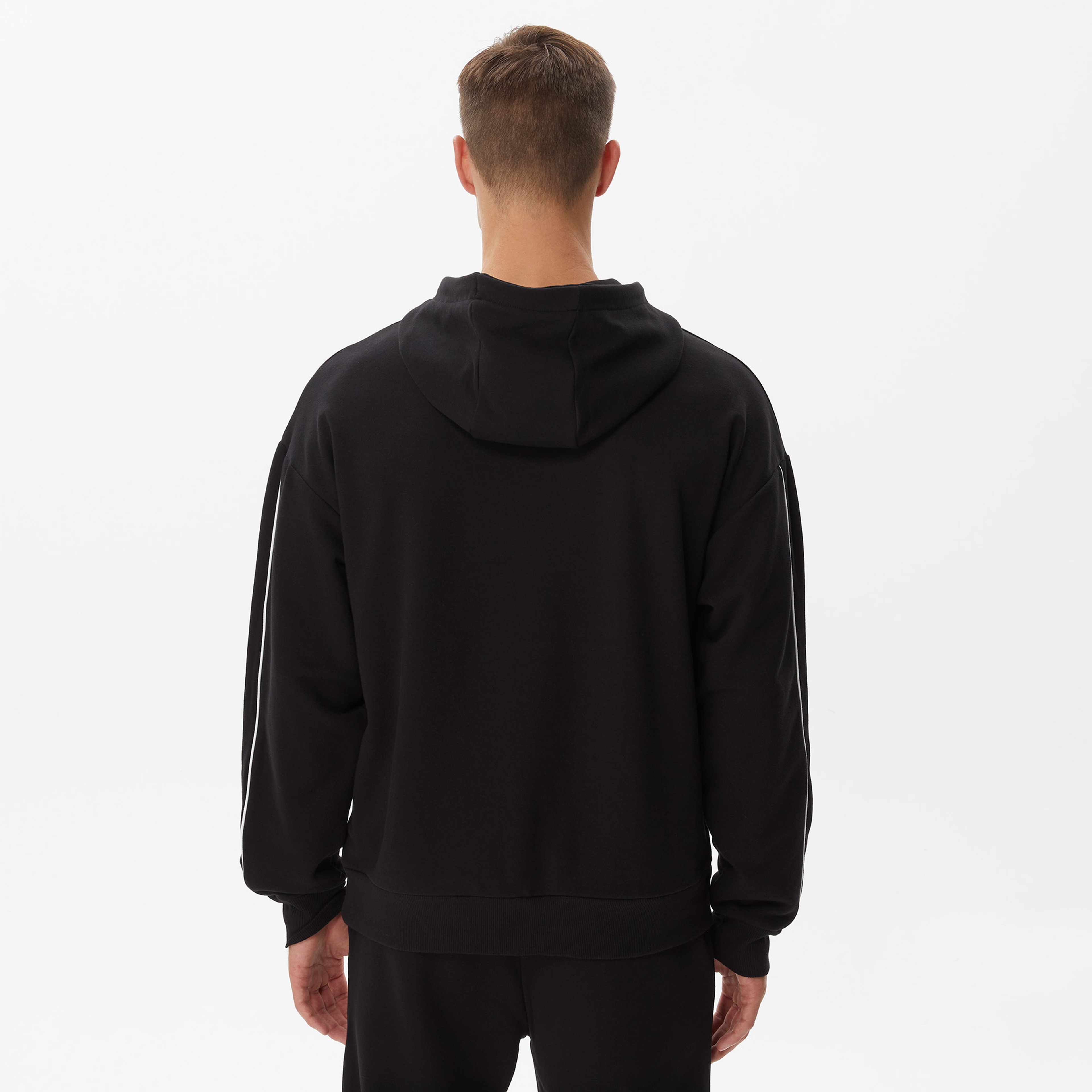 Kappa Erkek Siyah Sweatshirt