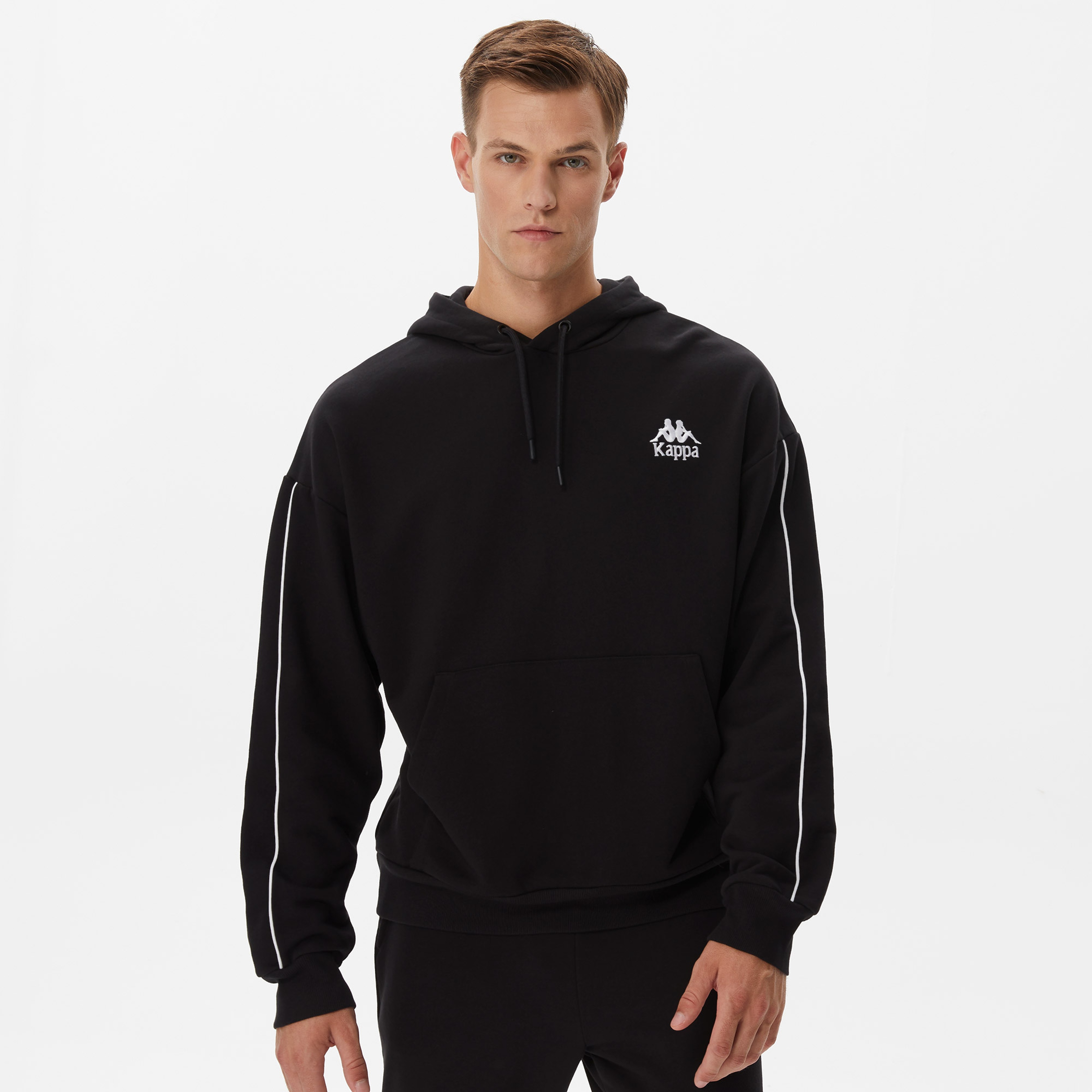 Kappa Erkek Siyah Sweatshirt
