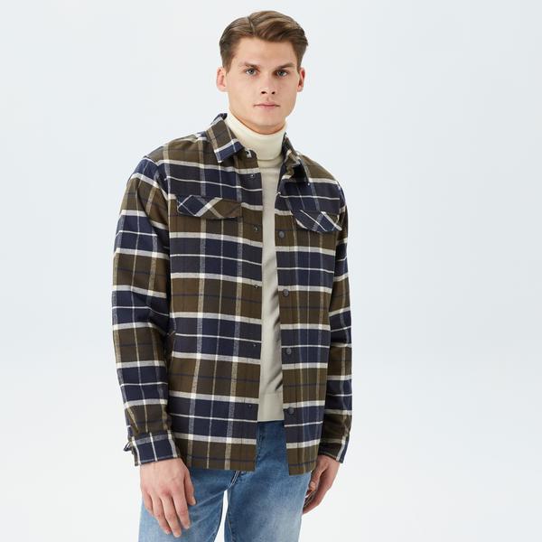 Jack Wolfskin Van View Shirt Erkek Mavi Gömlek