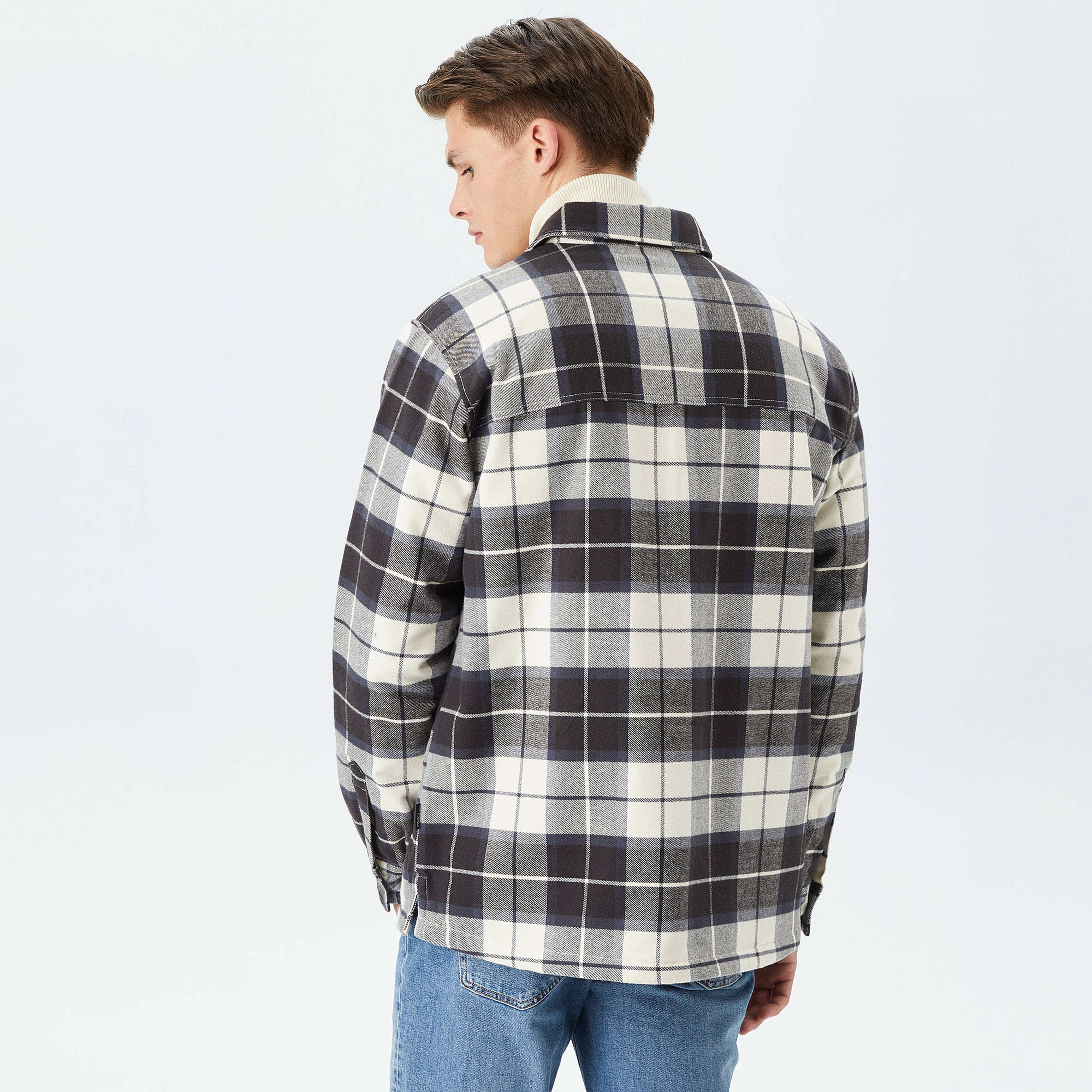 Jack Wolfskin Van View Shirt Erkek Beyaz Gömlek