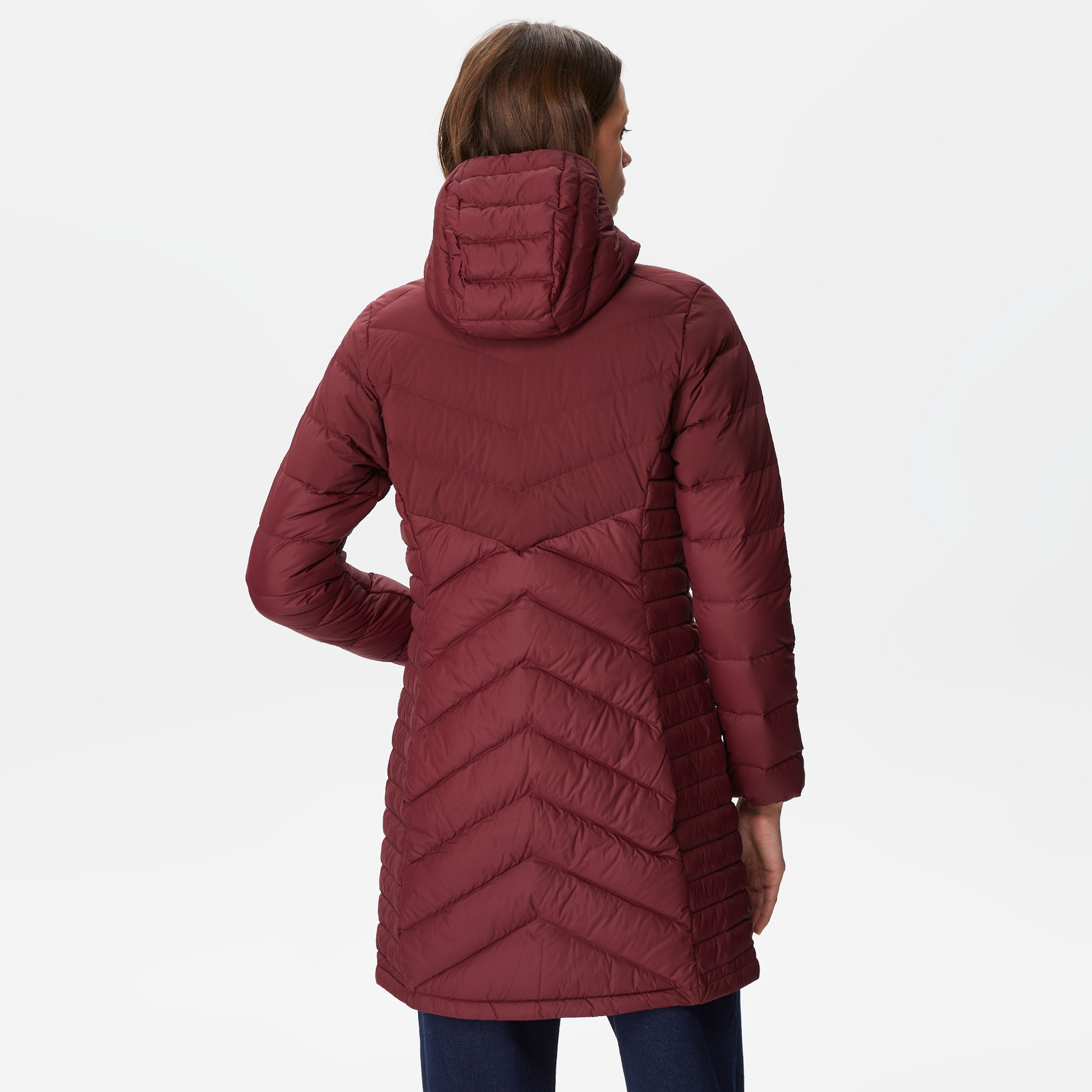 Jack Wolfskin Tundra Down Coat Kadın Bordo Mont