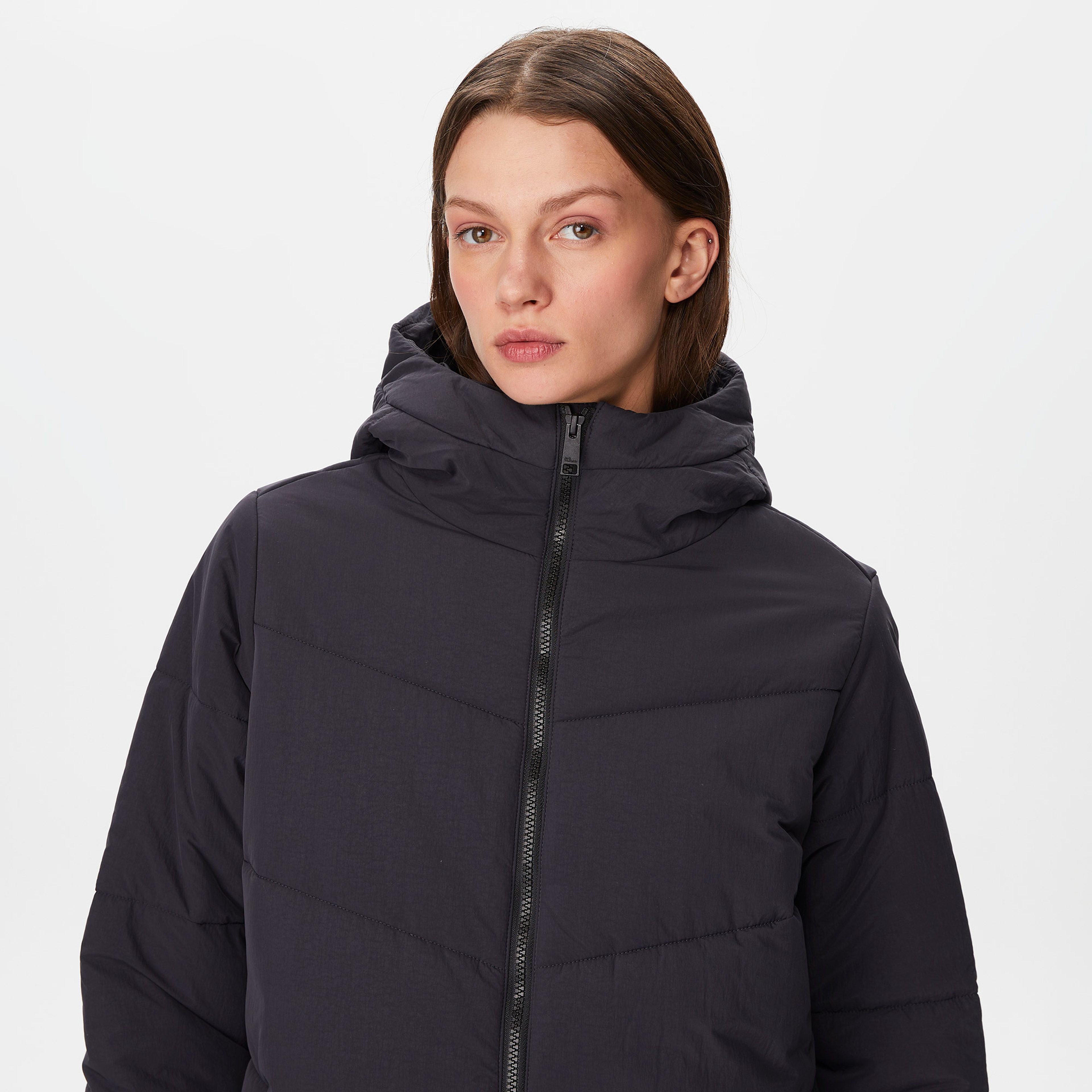 Jack Wolfskin Karolinger Long Kadın Gri Mont