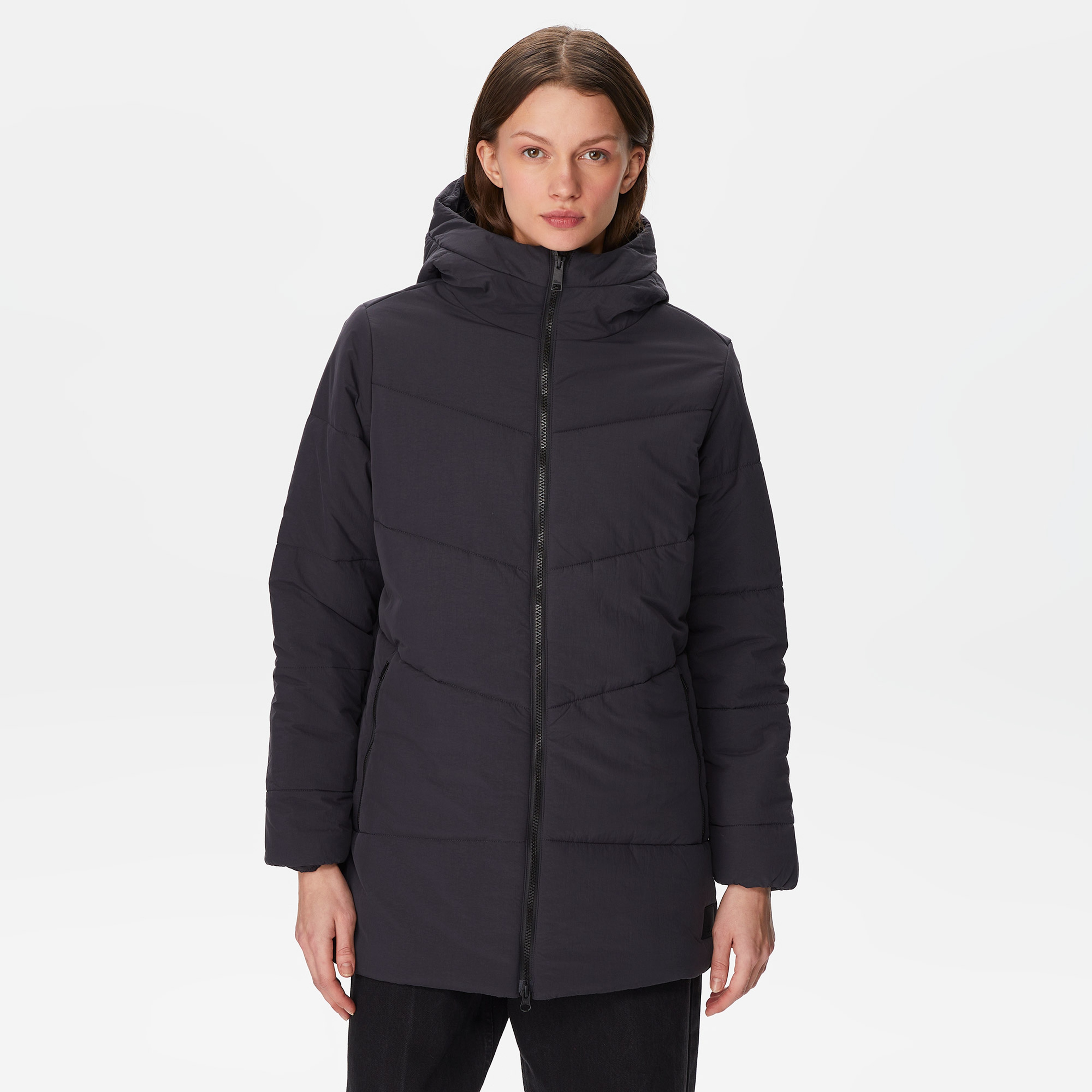 Jack Wolfskin Karolinger Long Kadın Gri Mont