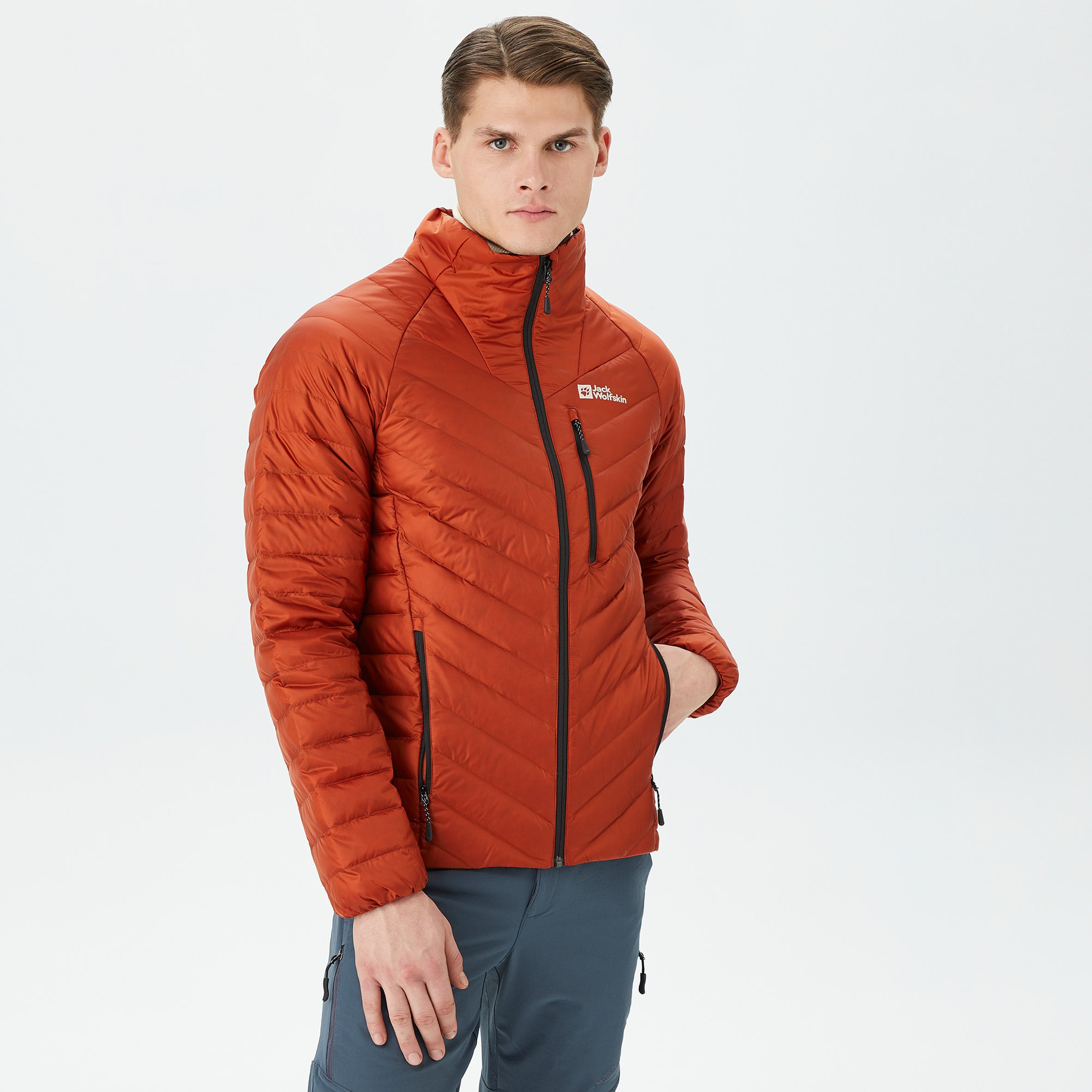 Jack Wolfskin Passamani Down Erkek Kırmızı Mont