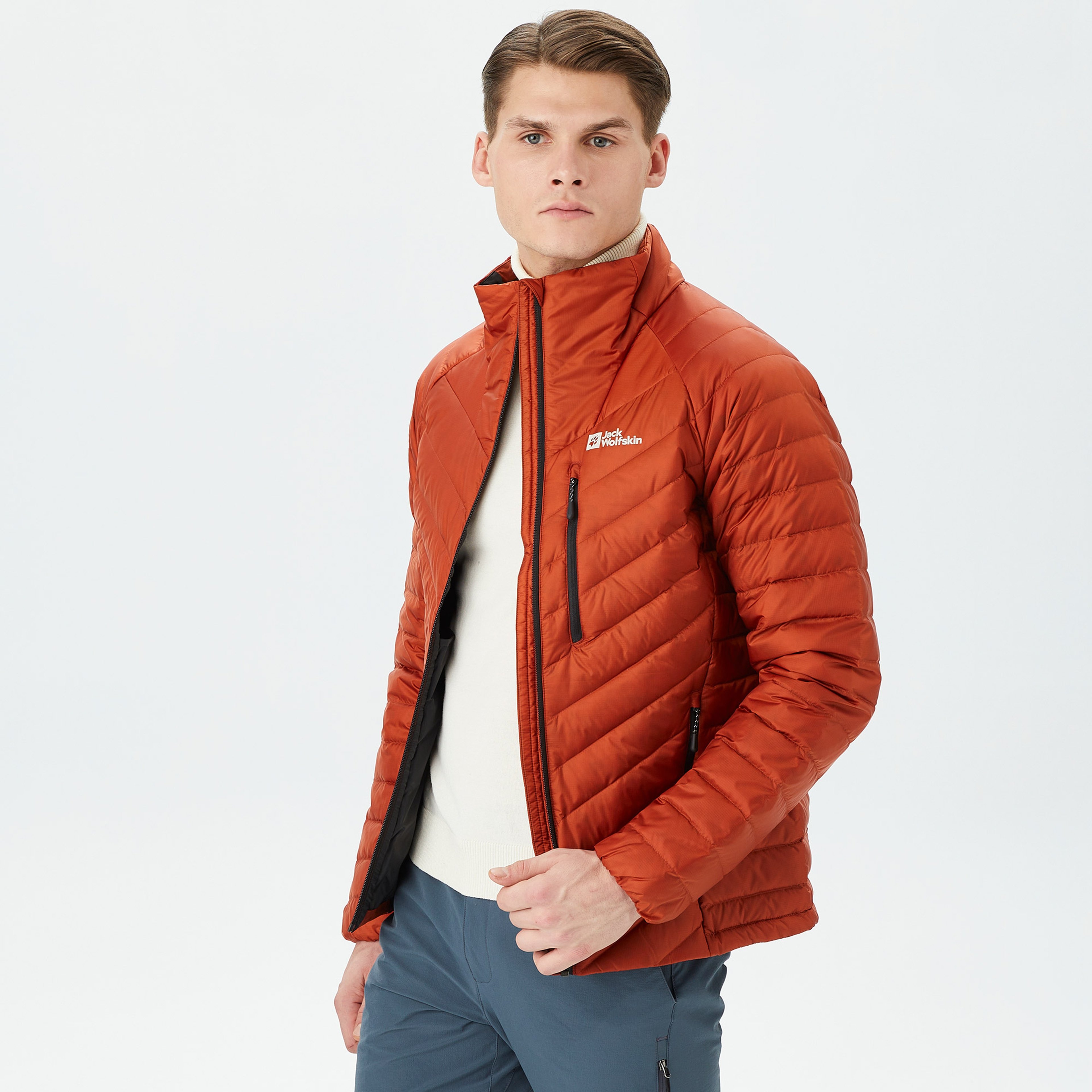 Jack Wolfskin Passamani Down Erkek Kırmızı Mont