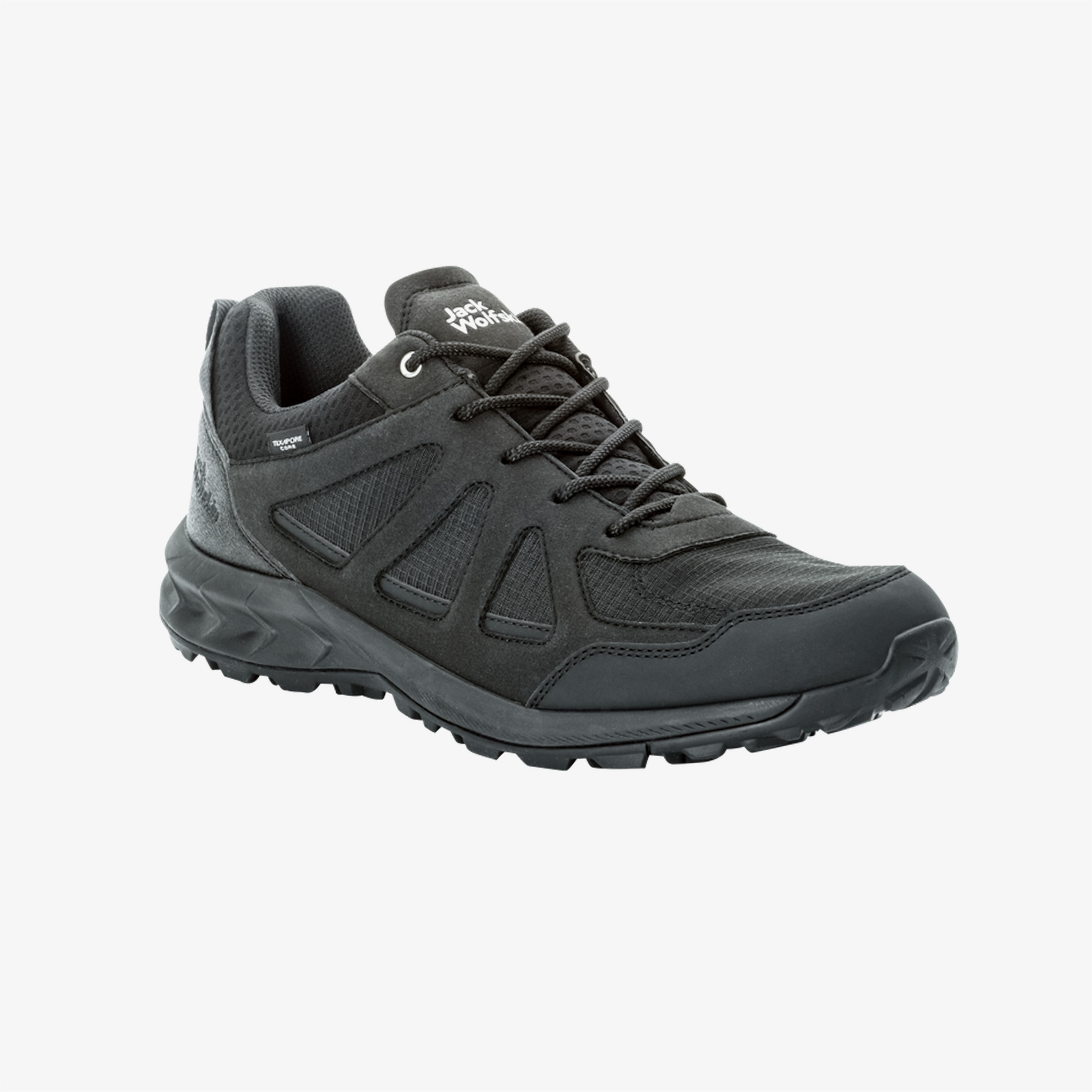 Jack Wolfskin Woodland 2 Texapore Low Erkek Siyah Bot