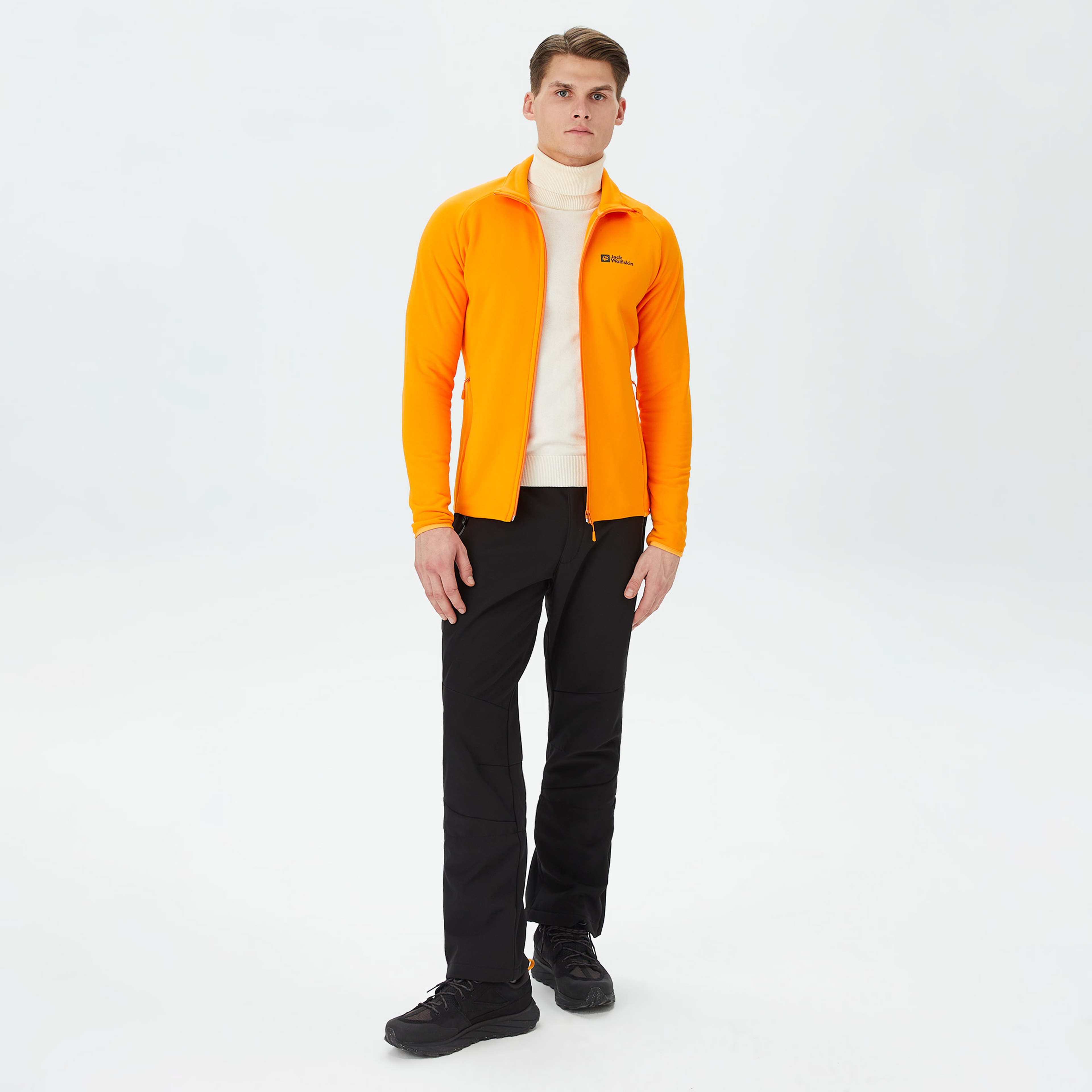 Jack Wolfskin Baiselberg Fz Erkek Turuncu Mont
