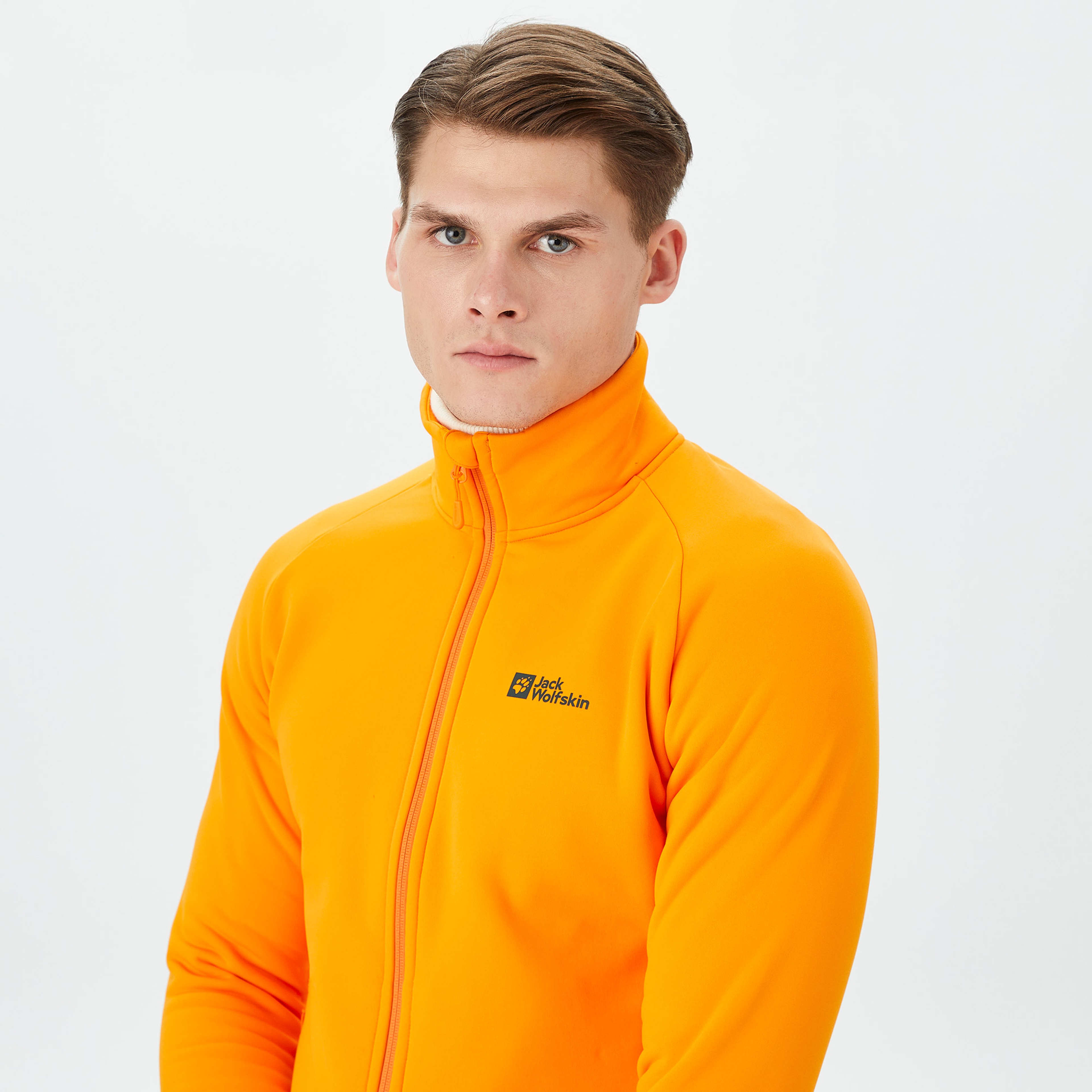 Jack Wolfskin Baiselberg Fz Erkek Turuncu Mont