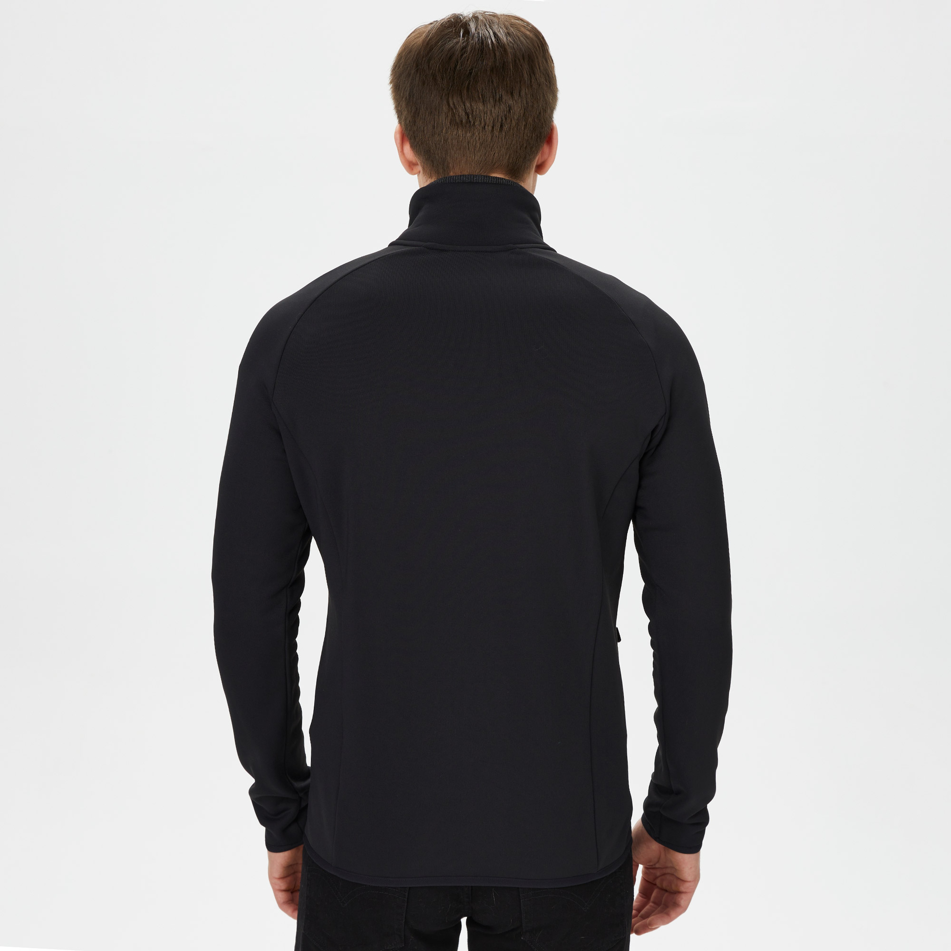 Jack Wolfskin Baiselberg Full Zip Erkek Siyah Ceket