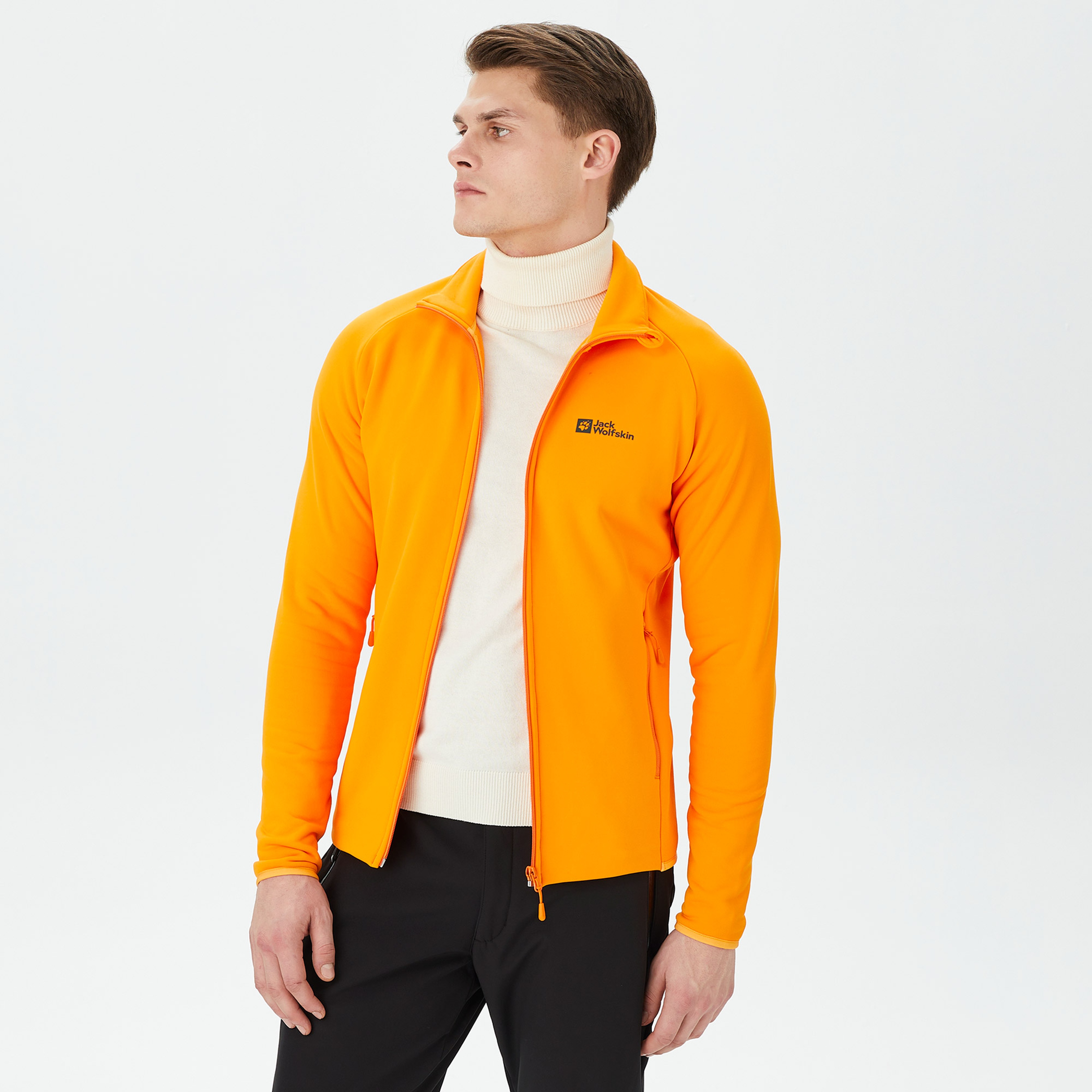 Jack Wolfskin Baiselberg Fz Erkek Turuncu Mont