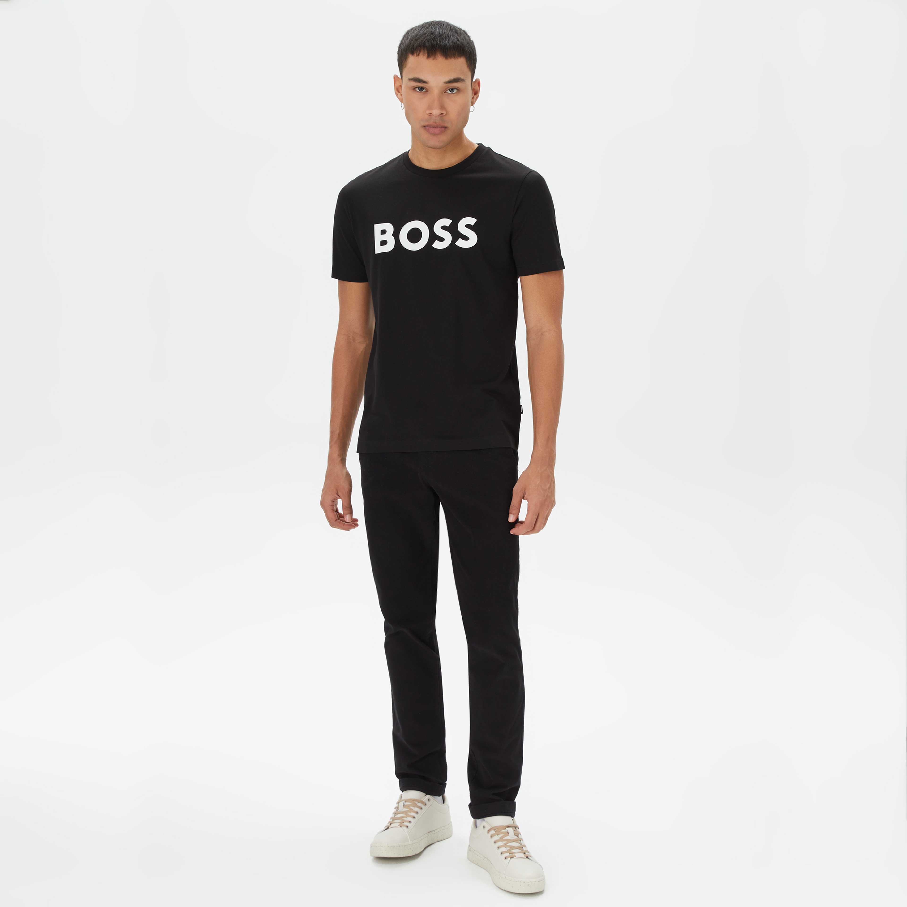 Boss Tiburt Erkek Siyah T-Shirt