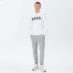 Boss Soleri Erkek Beyaz Sweatshirt