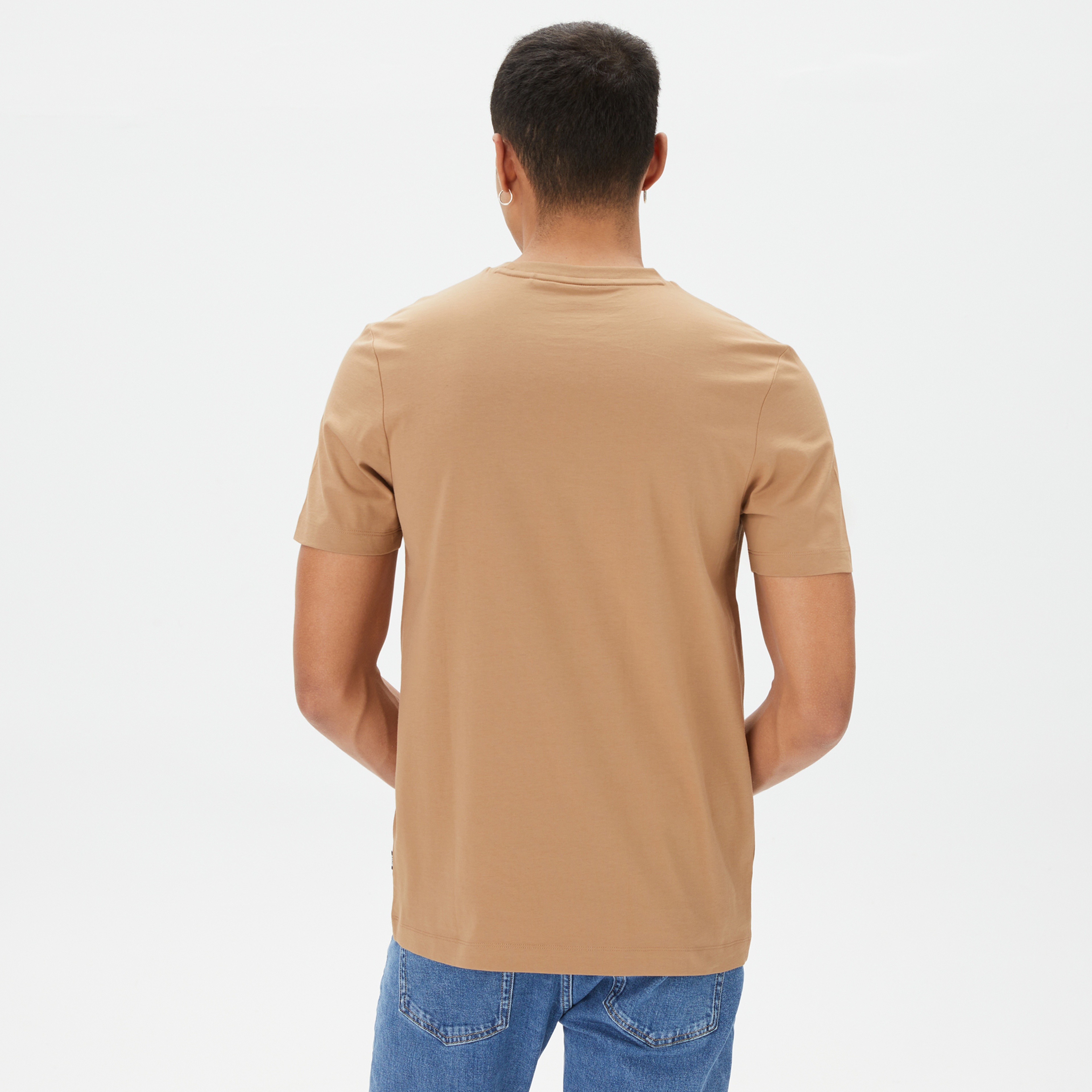 Boss Thompson Erkek Bej T-Shirt