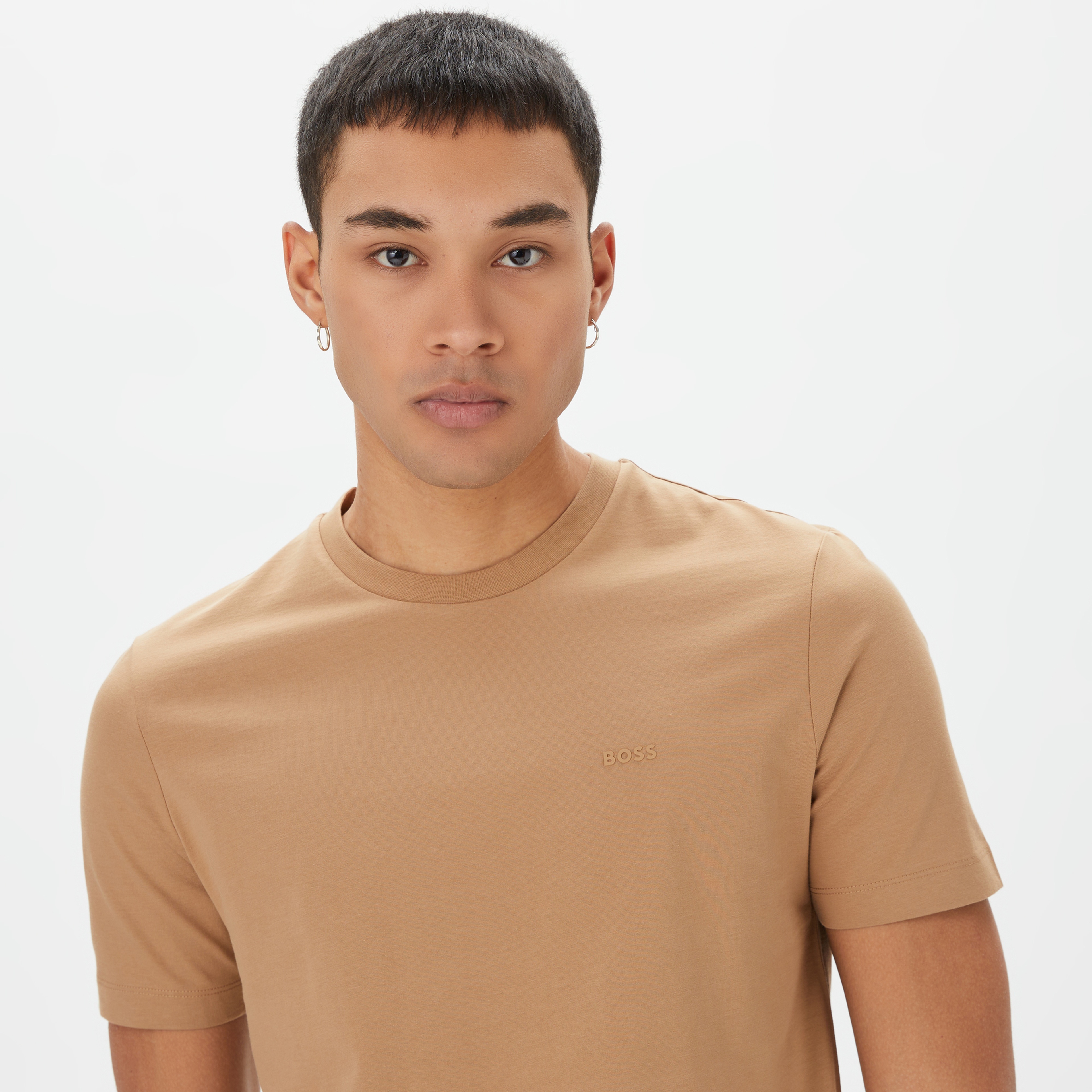 Boss Thompson Erkek Bej T-Shirt