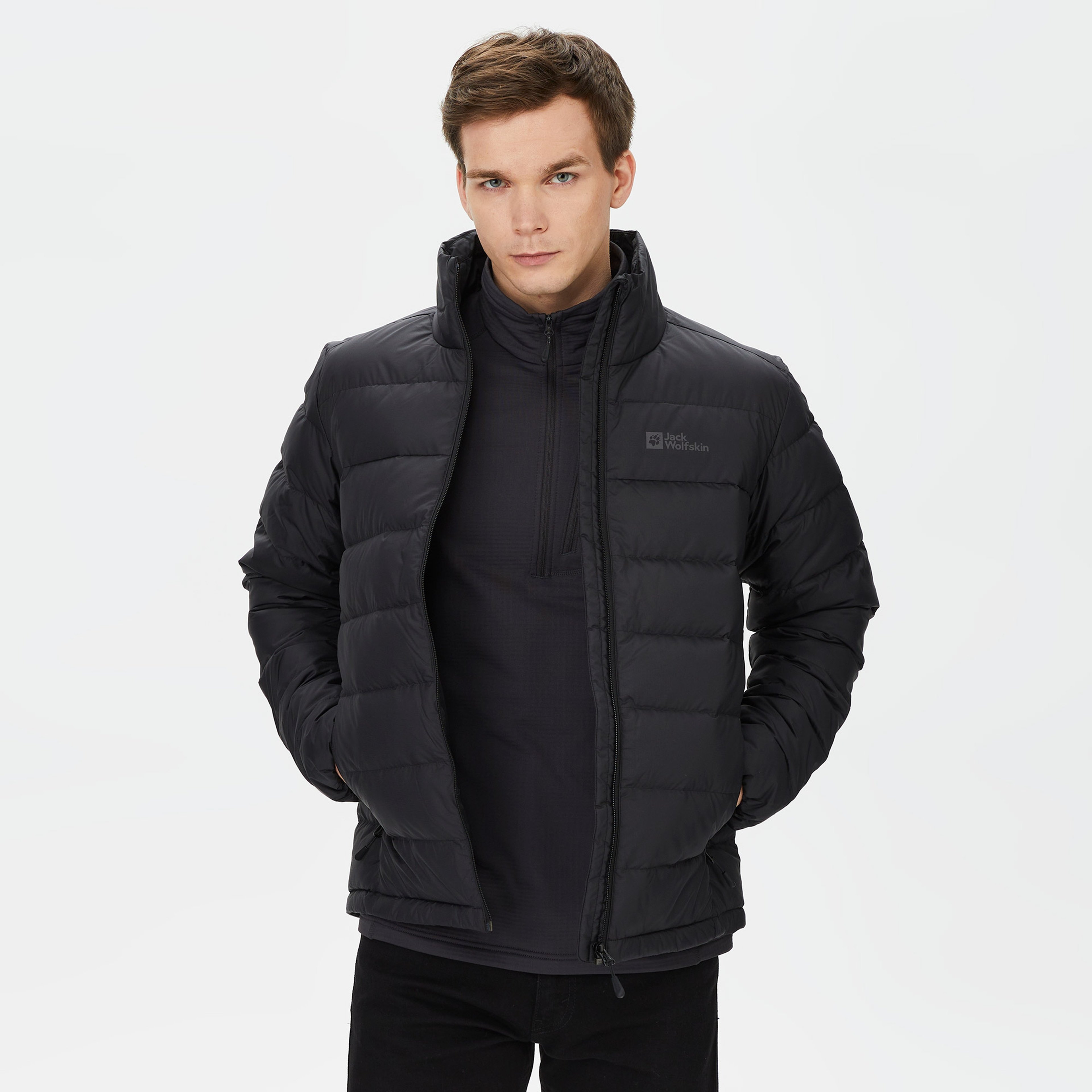 Jack Wolfskin Ather Down Erkek Siyah Mont