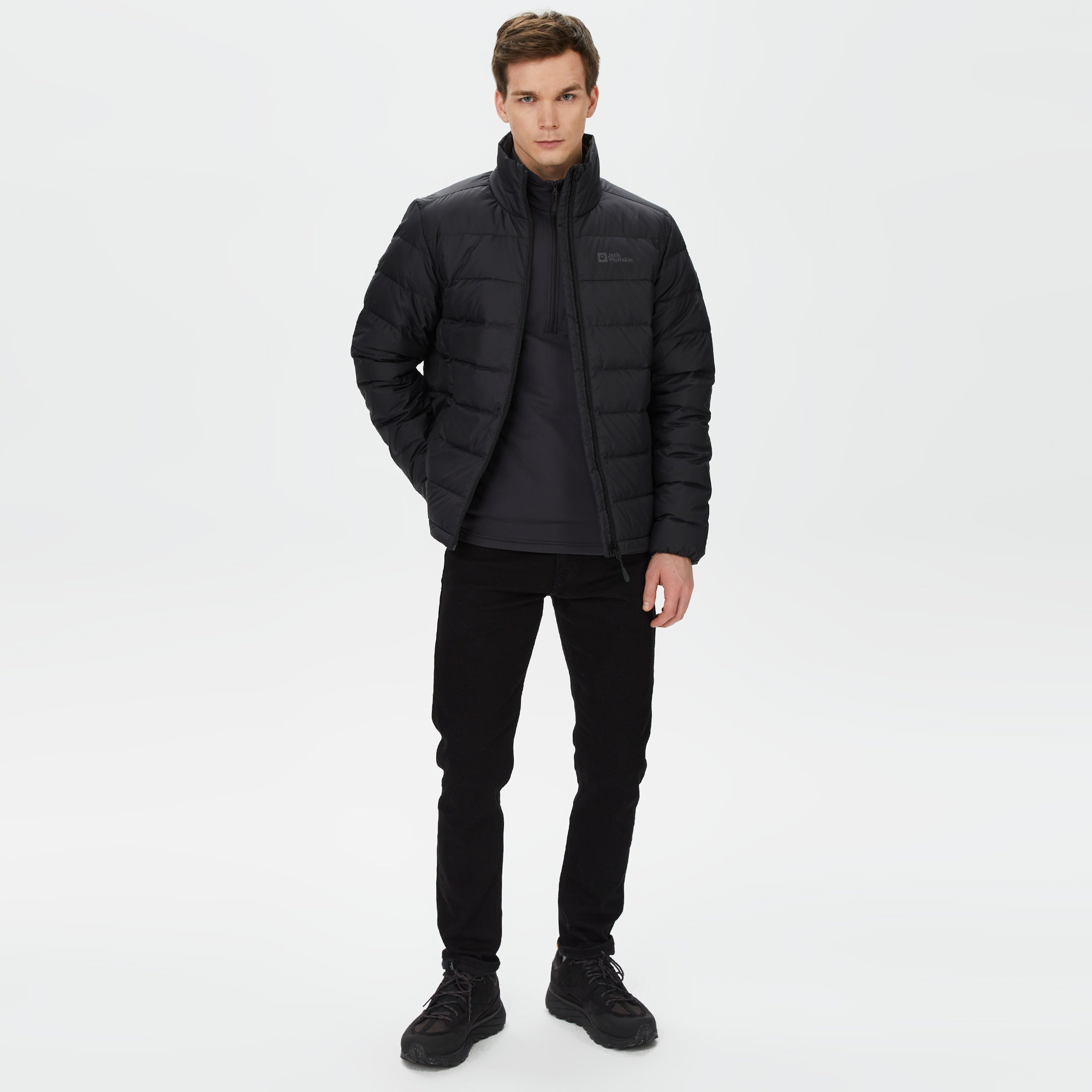Jack Wolfskin Ather Down Erkek Siyah Mont
