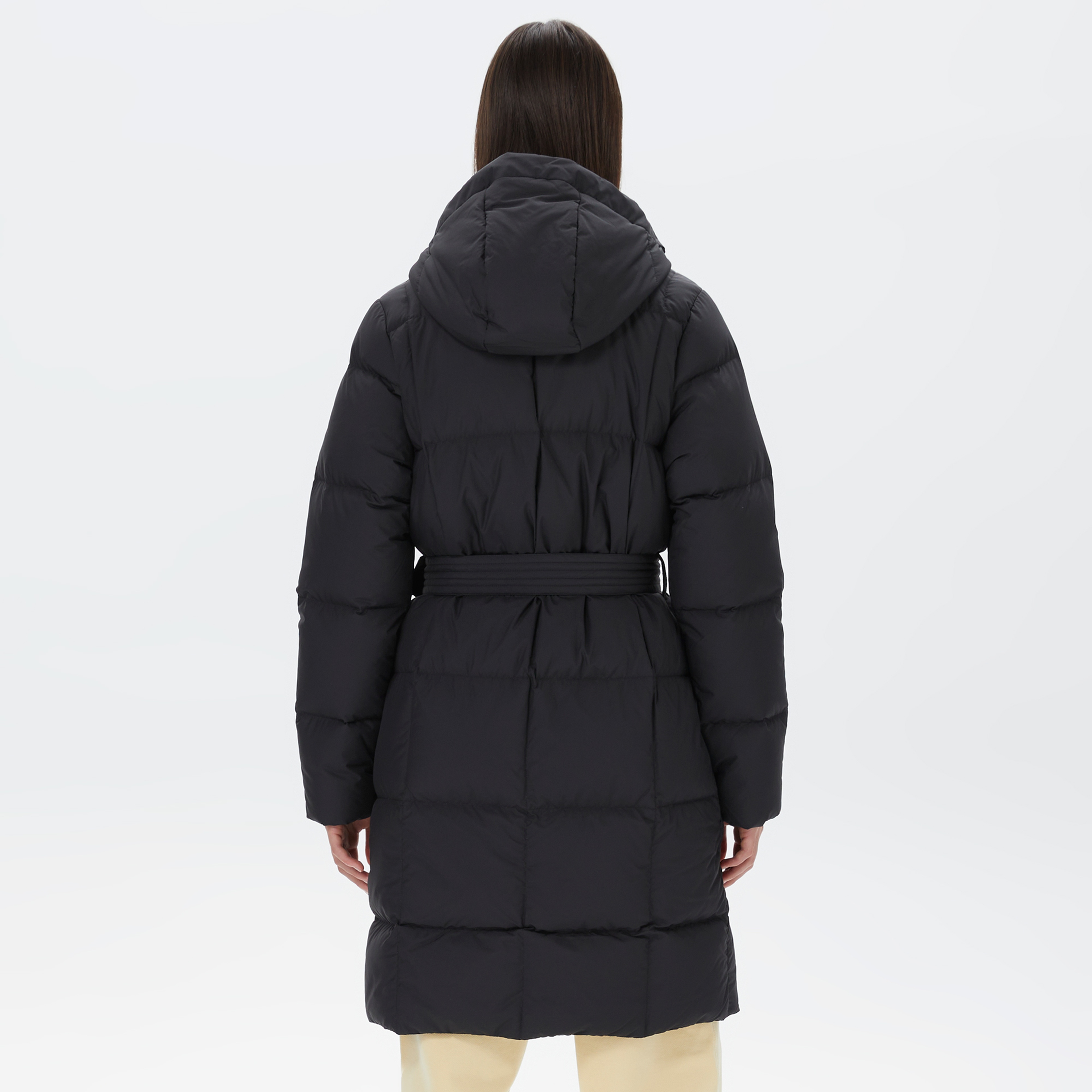 Jack Wolfskin Frozen Lake Coat Kadın Siyah Mont