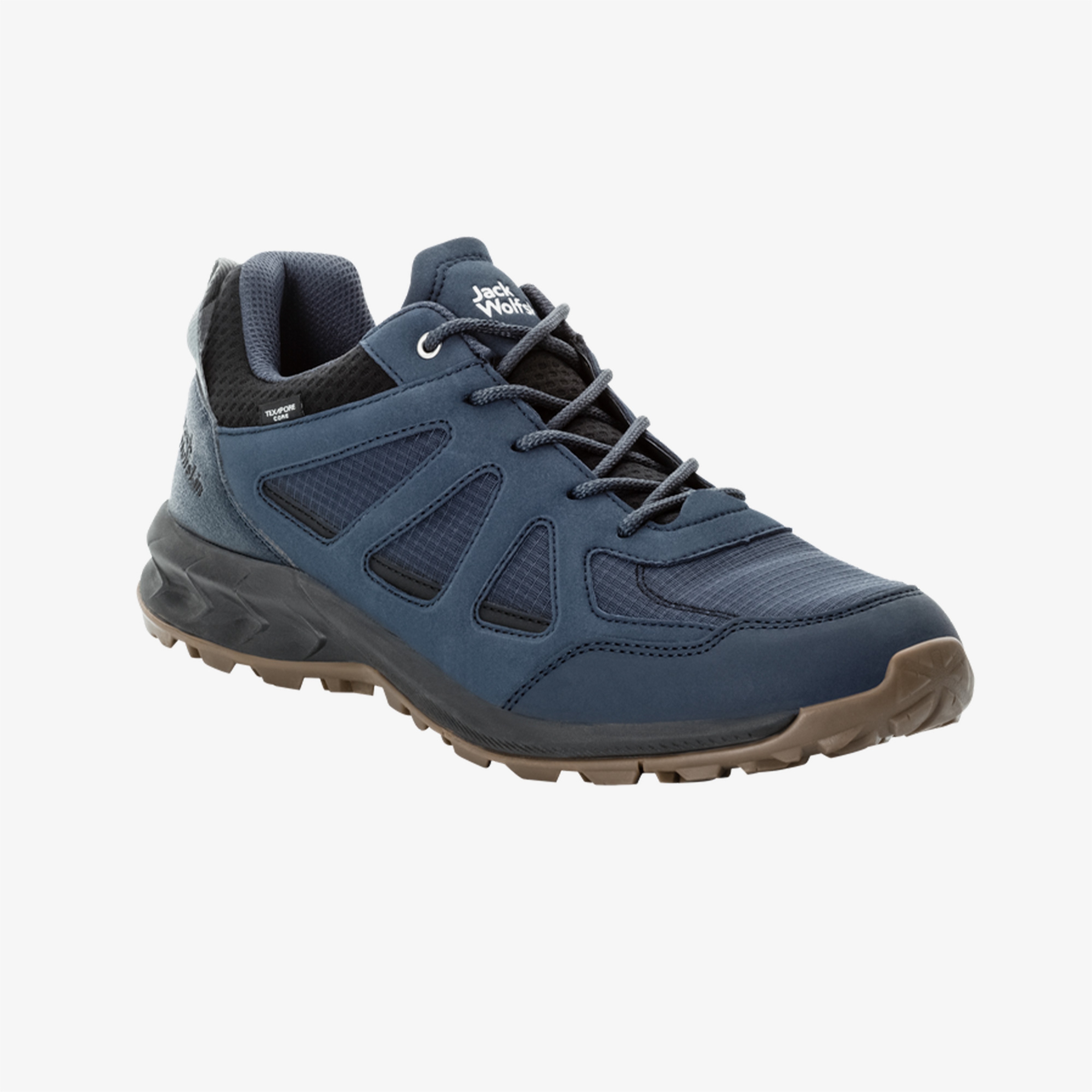 Jack Wolfskin Woodland 2 Texapore Low Erkek Mavi Outdoor Ayakkabı