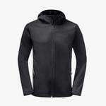 Jack Wolfskin Bornberg Hoody Erkek Siyah Mont