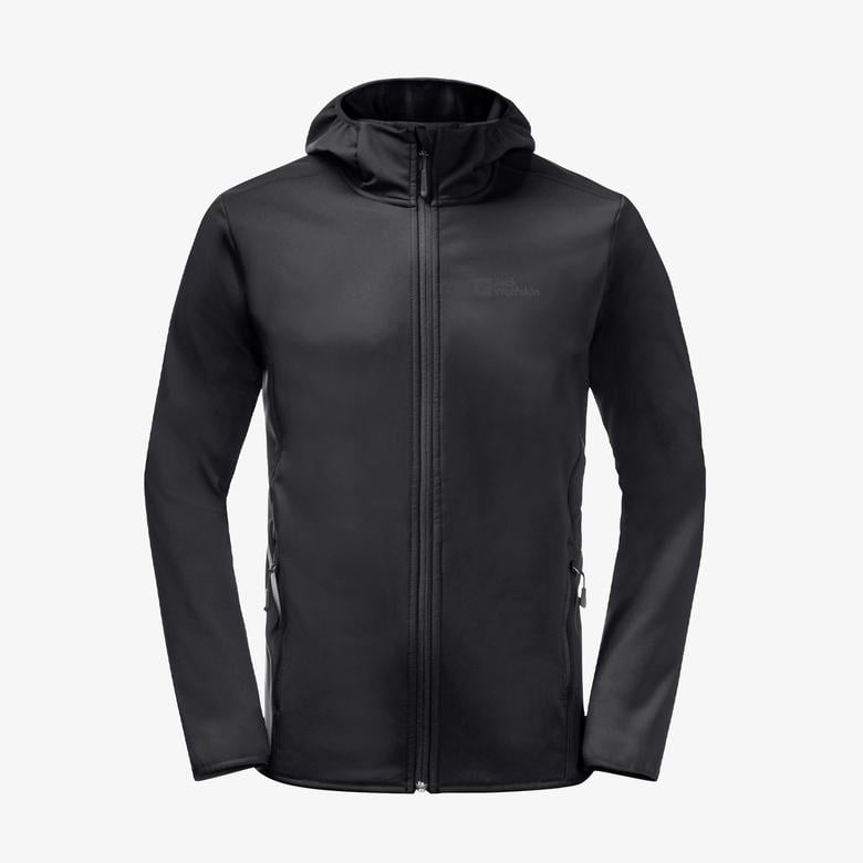 Jack Wolfskin Bornberg Hoody Erkek Siyah Mont