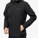 Jack Wolfskin Bornberg Hoody Erkek Siyah Mont
