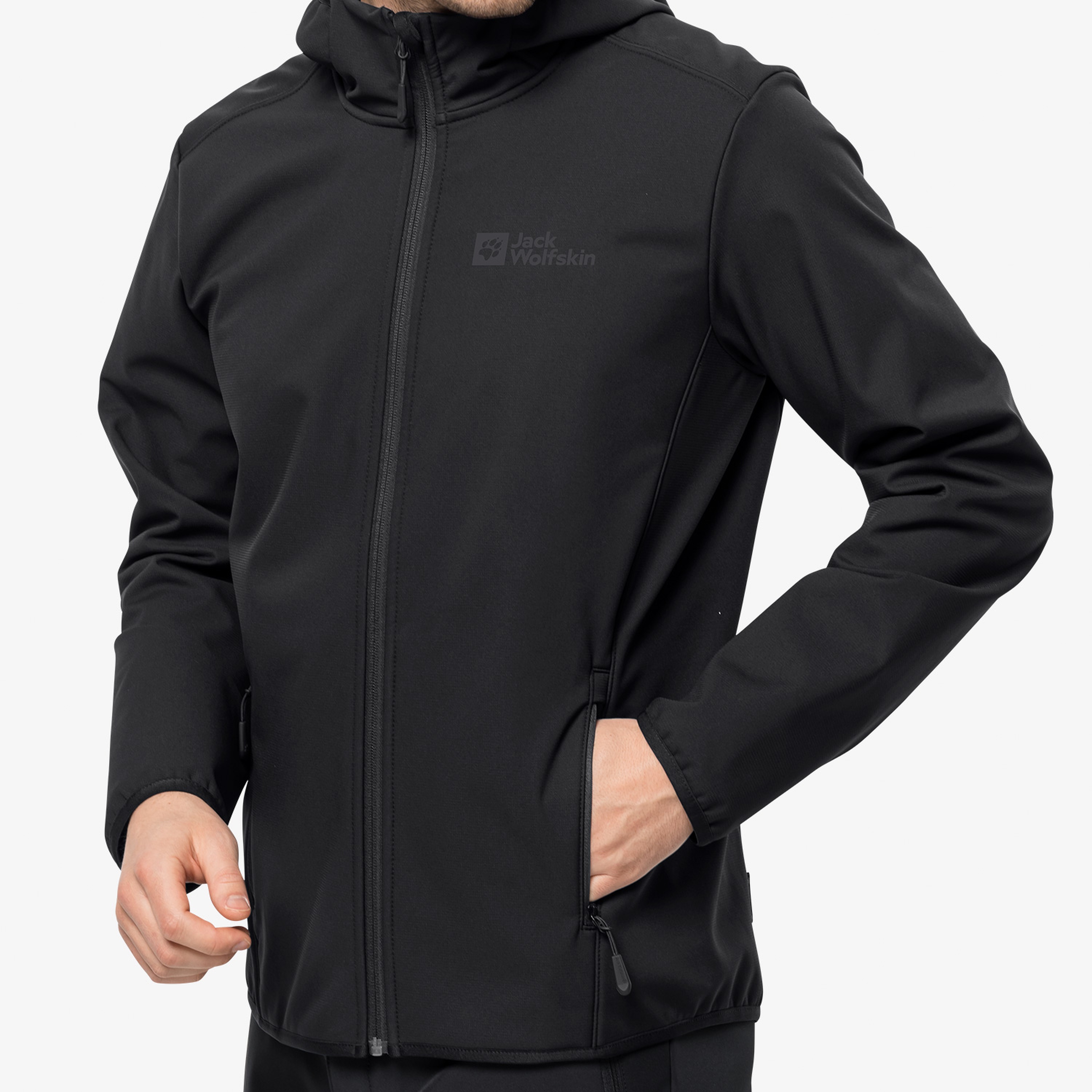 Jack Wolfskin Bornberg Hoody Erkek Siyah Mont